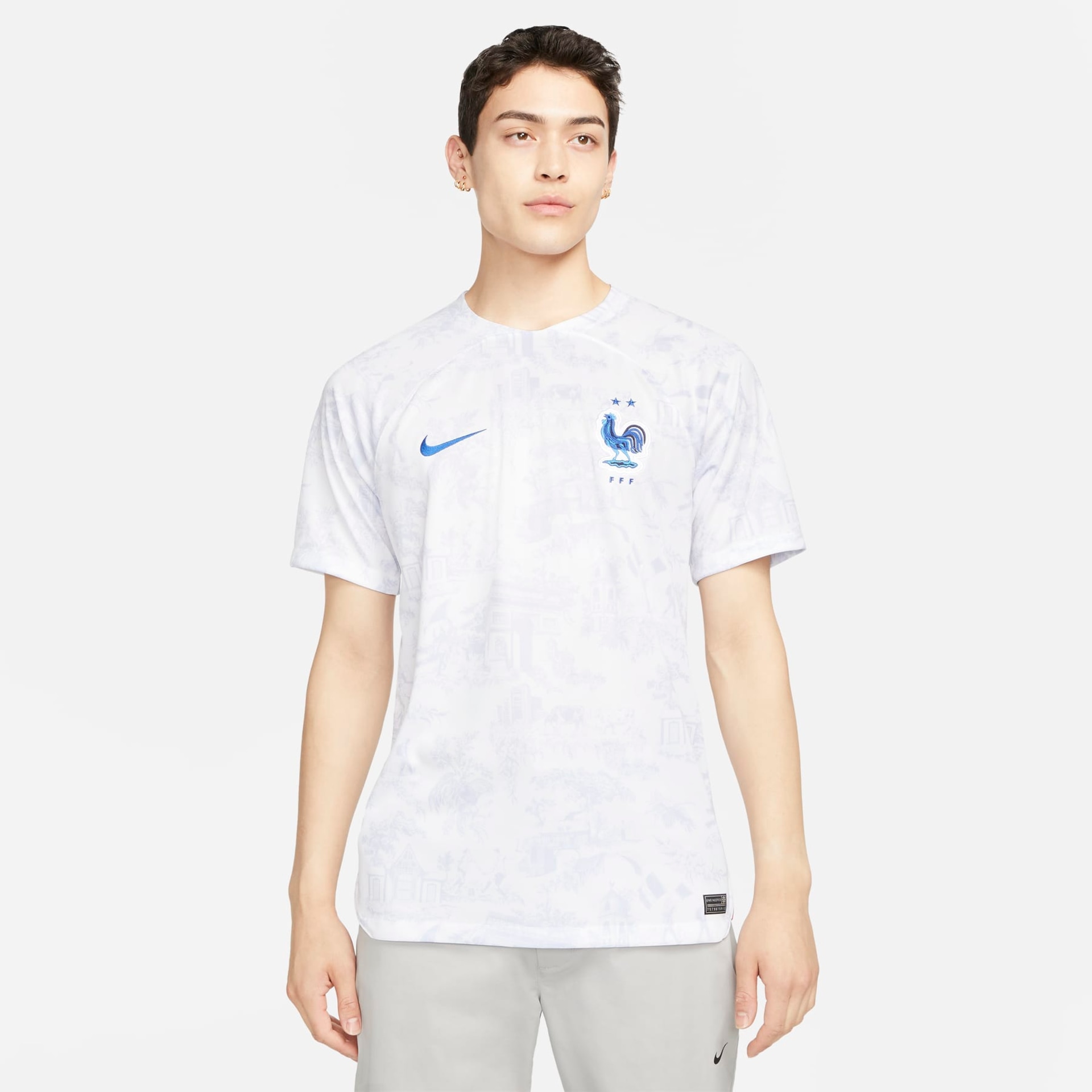 Camisa Nike França II 2022/23 Torcedor Pro Masculina - Foto 1