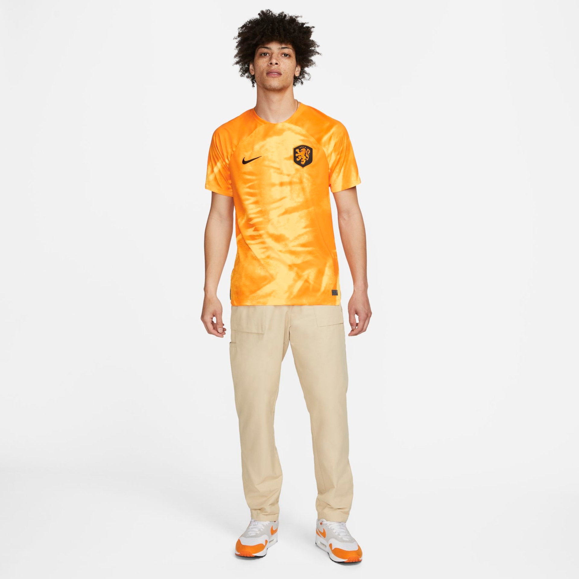 Camisa Nike Holanda I 2022/23 Torcedor Pro Masculina - Foto 5