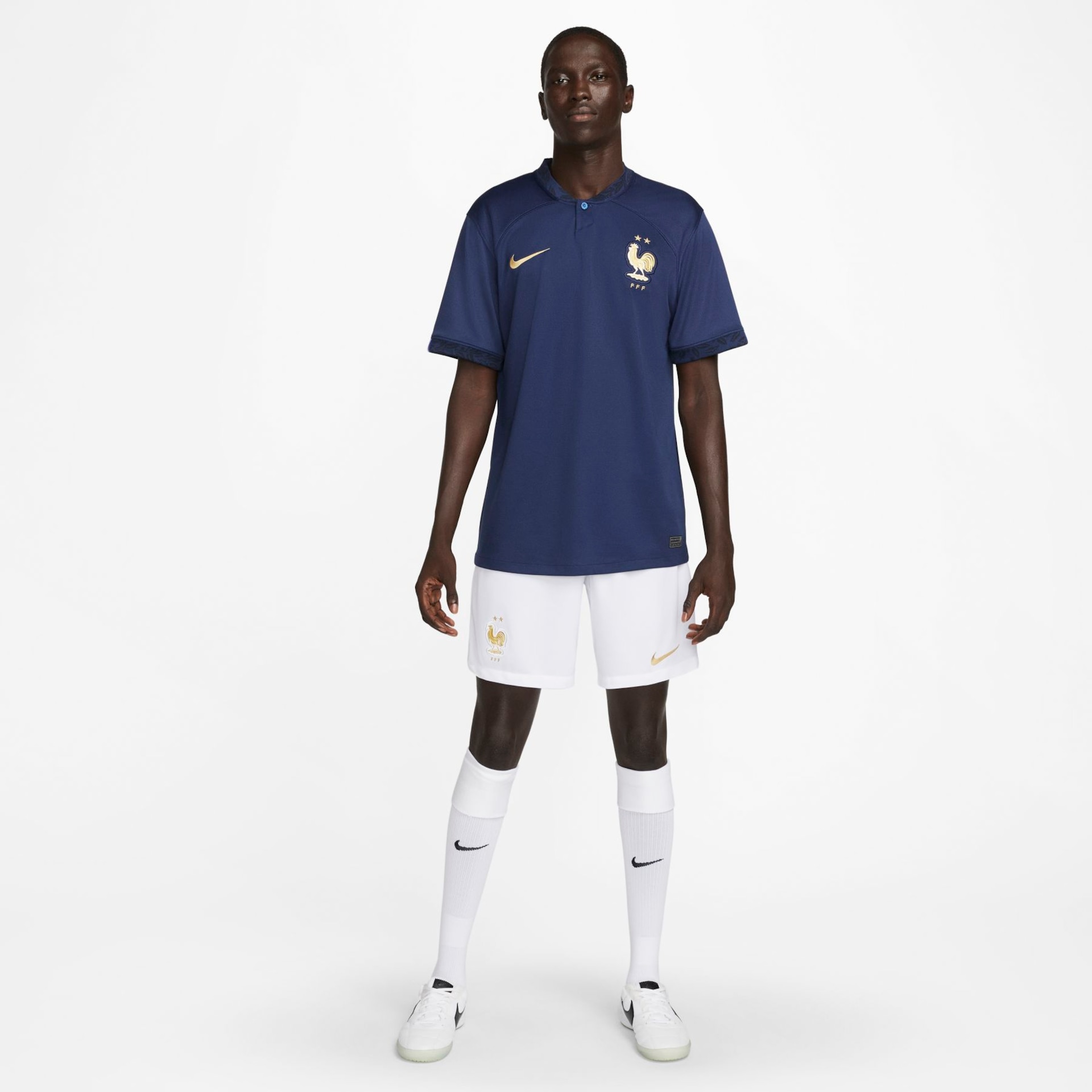 Shorts Nike França I 2022/23 Torcedor Pro Masculino - Foto 7