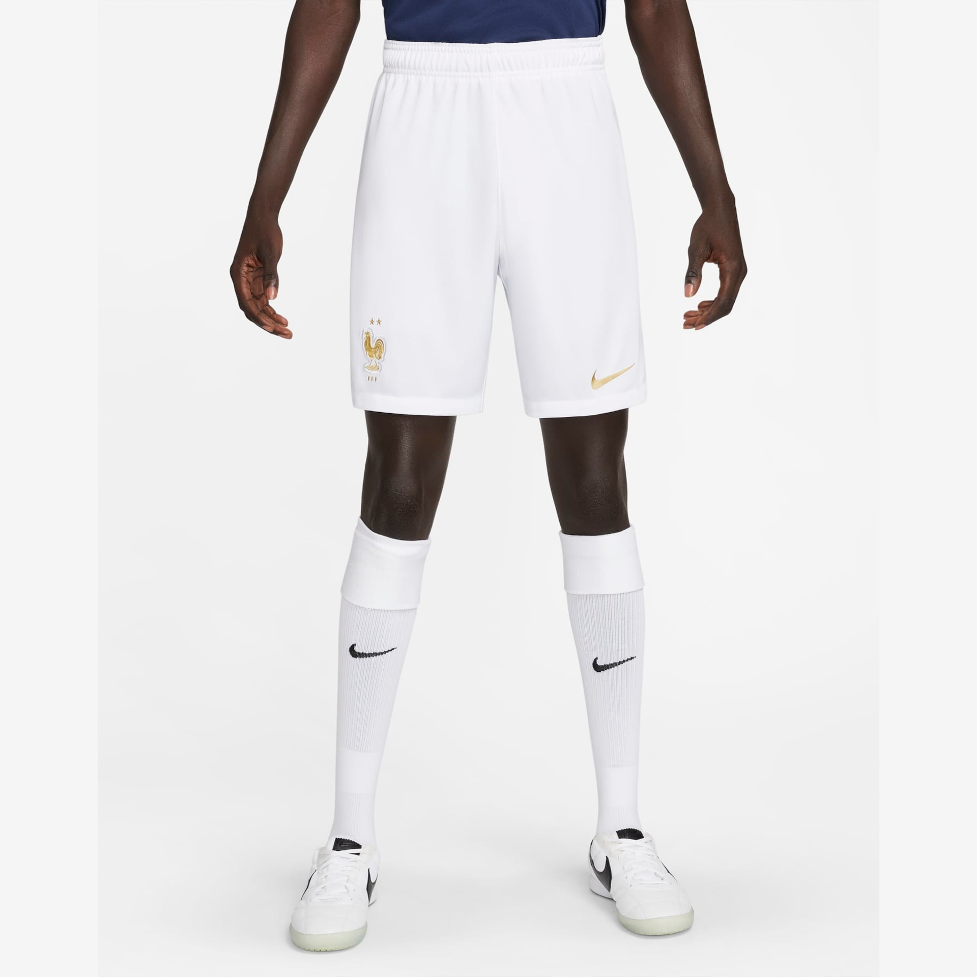 Shorts Nike França I 2022/23 Torcedor Pro Masculino - Foto 1