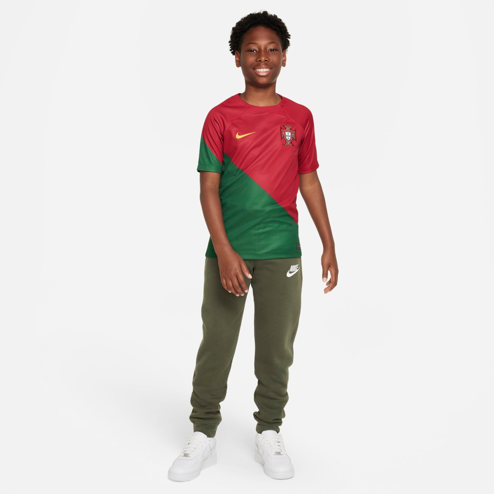 Camisa Nike Portugal I 2022/23 Torcedor Pro Infantil - Foto 5