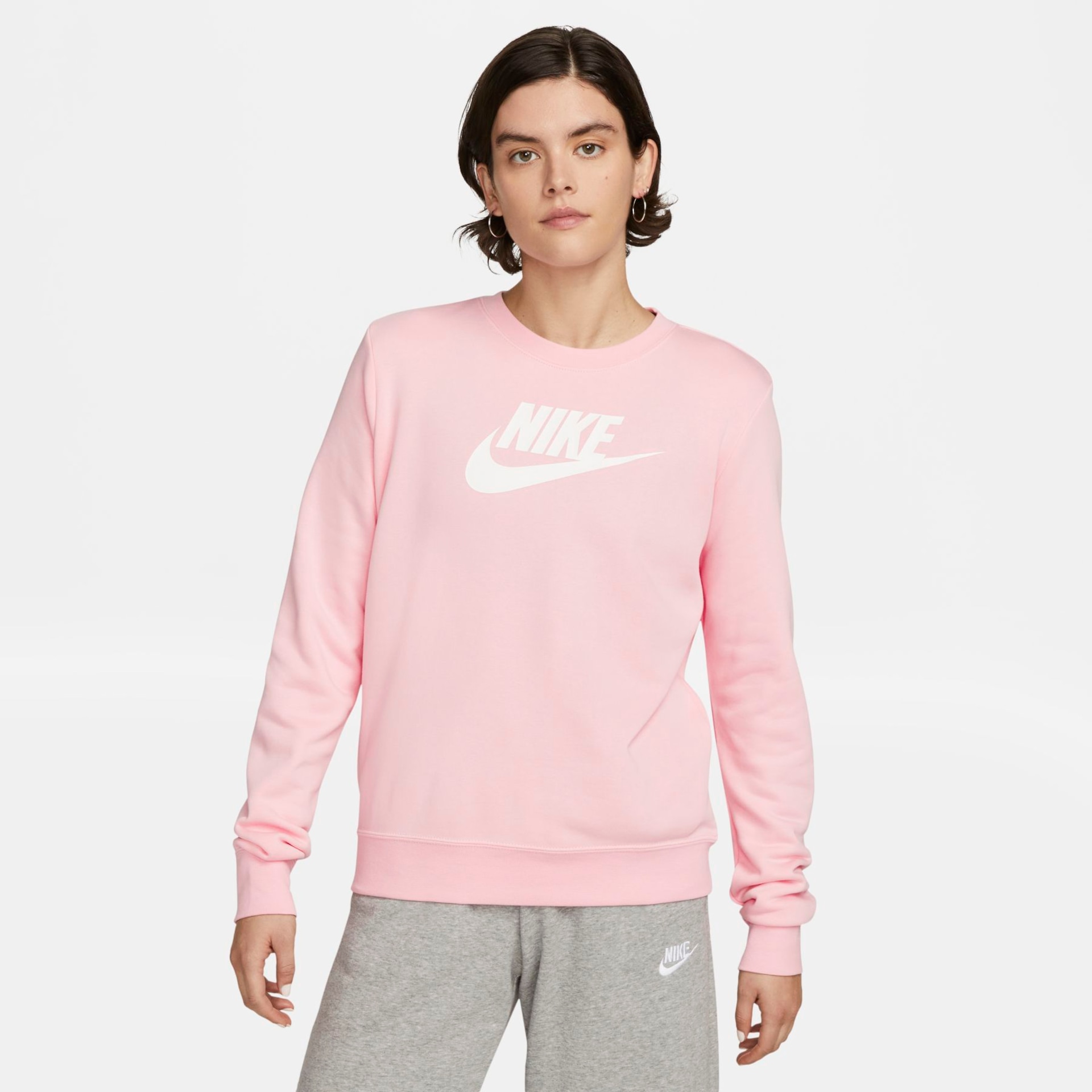 Blusão Nike Sportswear Club Fleece Feminino - Foto 1