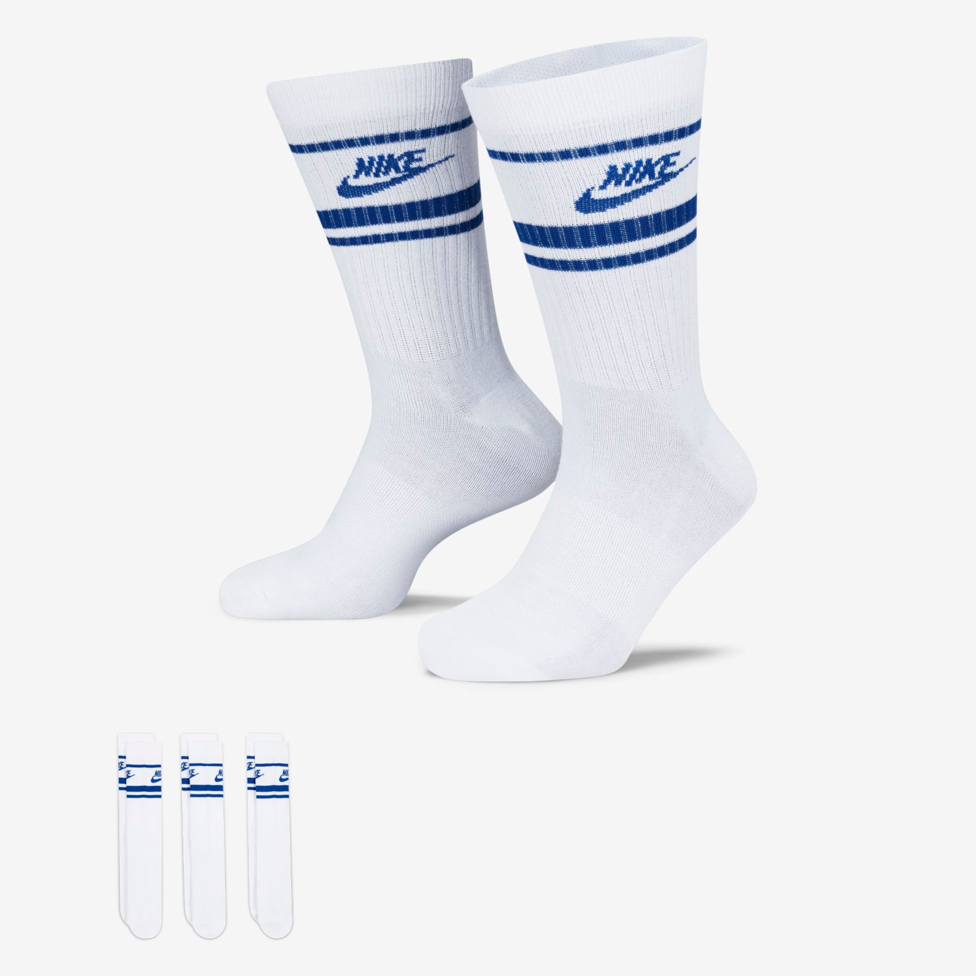 Meia Nike Sportswear Everyday Essential (3 pares) Masculina - Foto 1