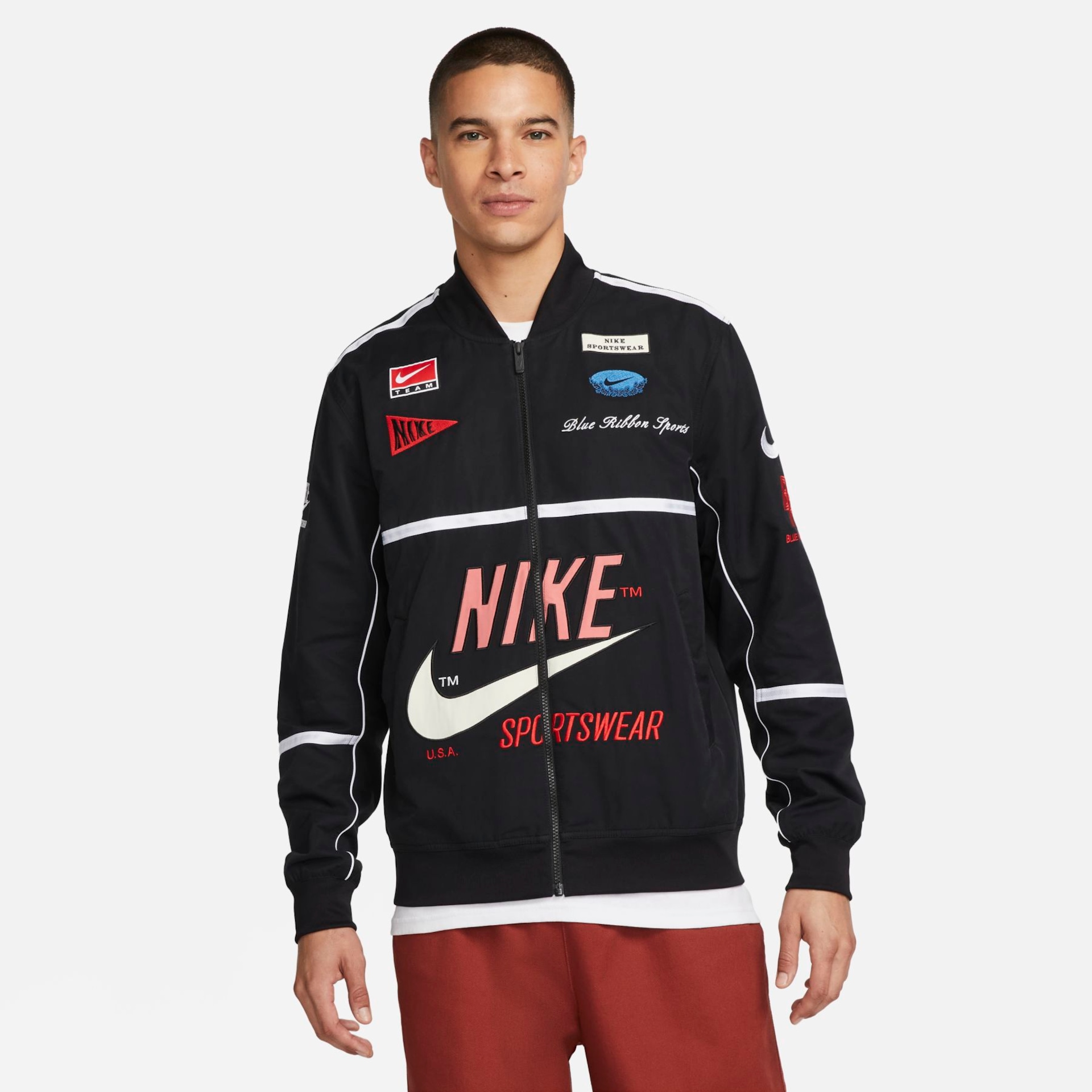 Jaqueta Nike Sportswear Bomber Masculina - Foto 1