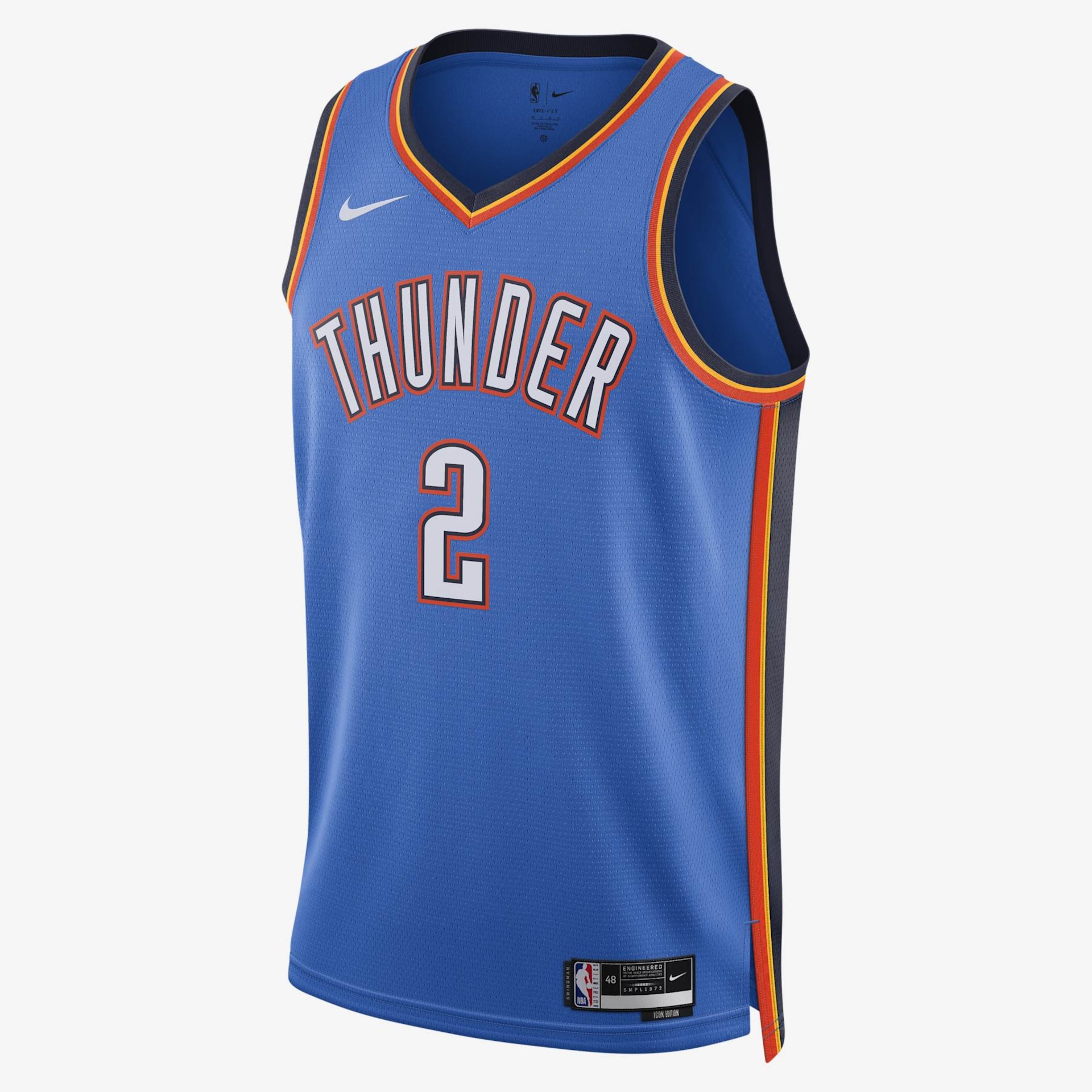 Regata Nike Oklahoma City Thunder 2022/23 Icon Edition Masculina - Foto 1
