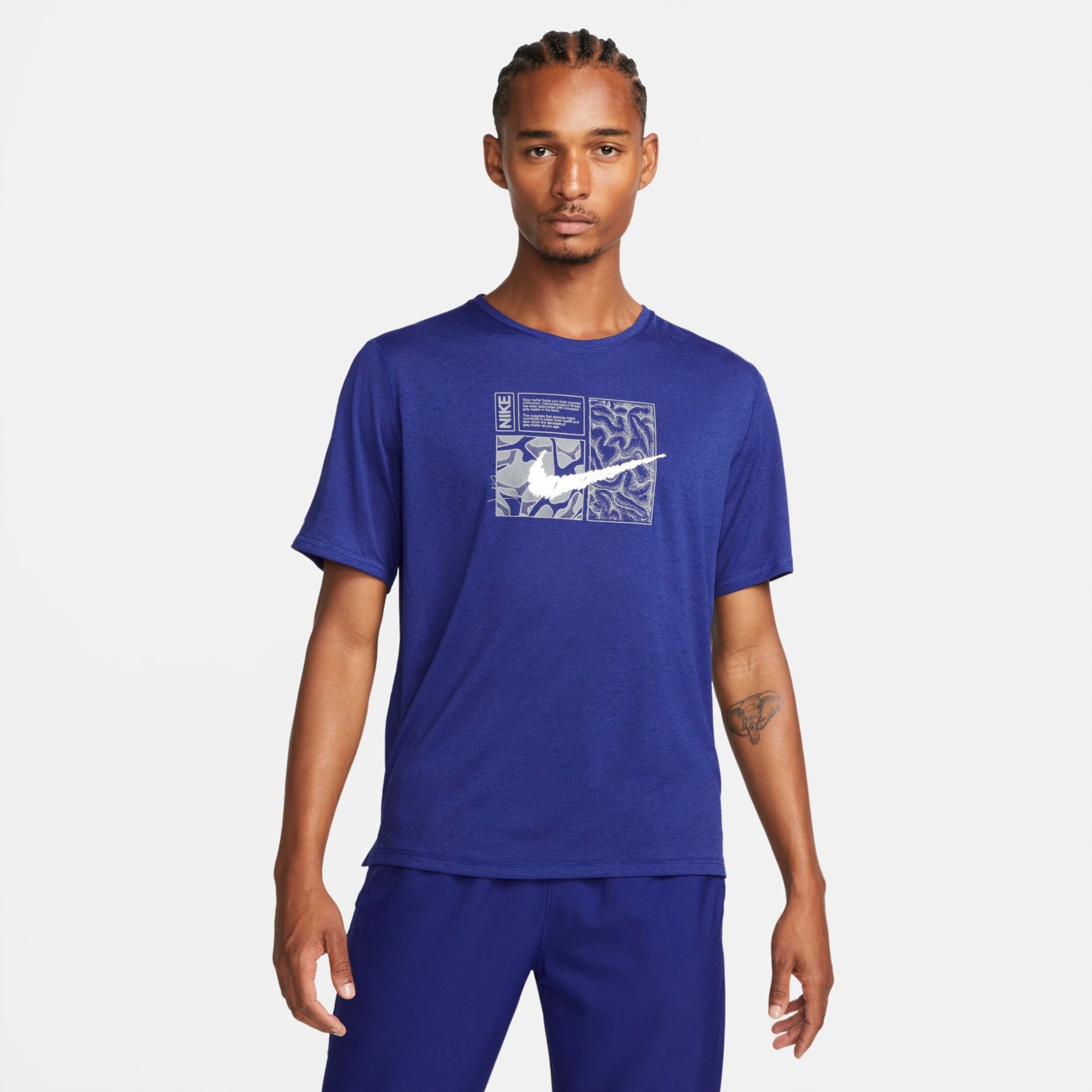 Camiseta Nike Dri-FIT Miler D.Y.E. Masculina - Foto 1