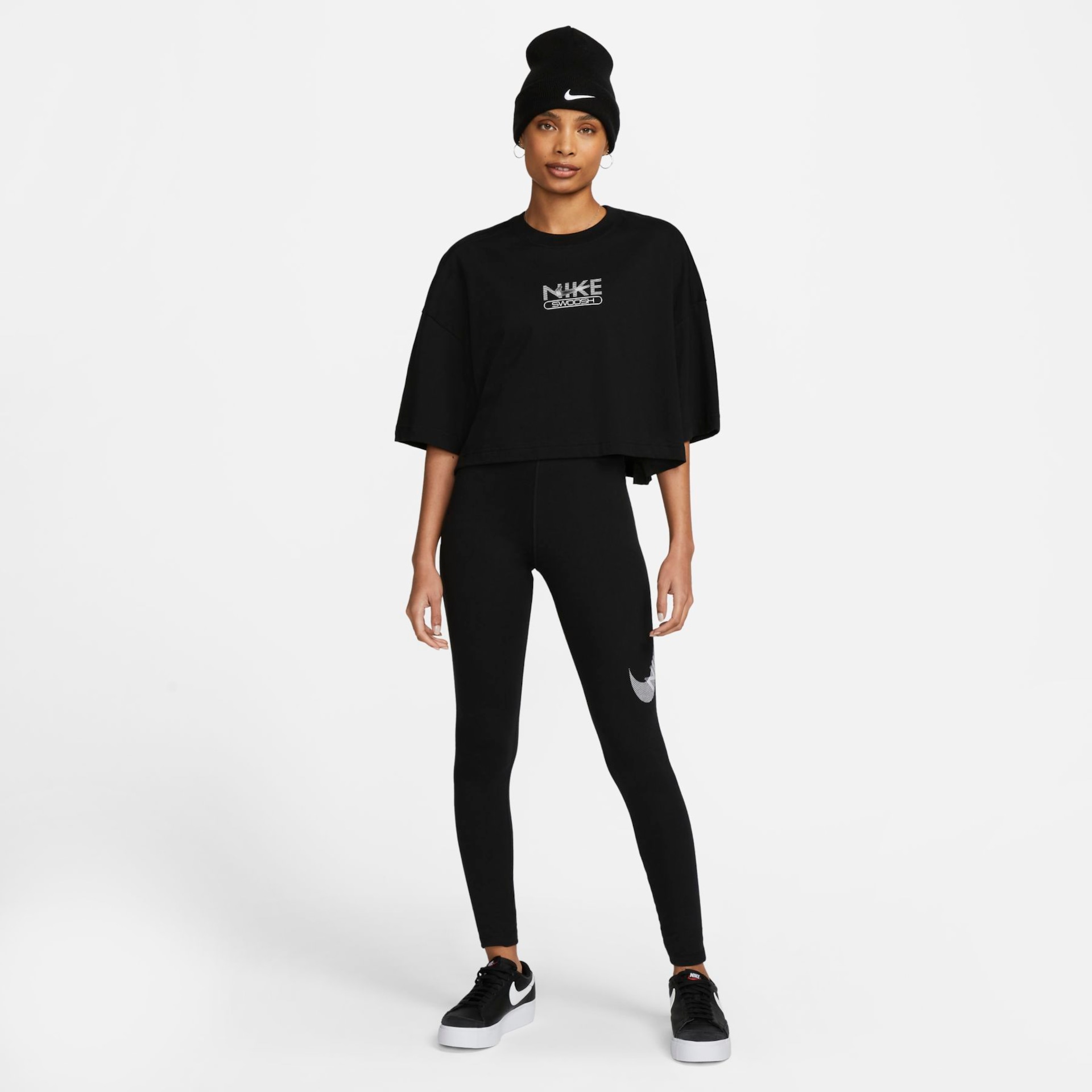 Legging Nike Sportswear Swoosh Feminina - Foto 4
