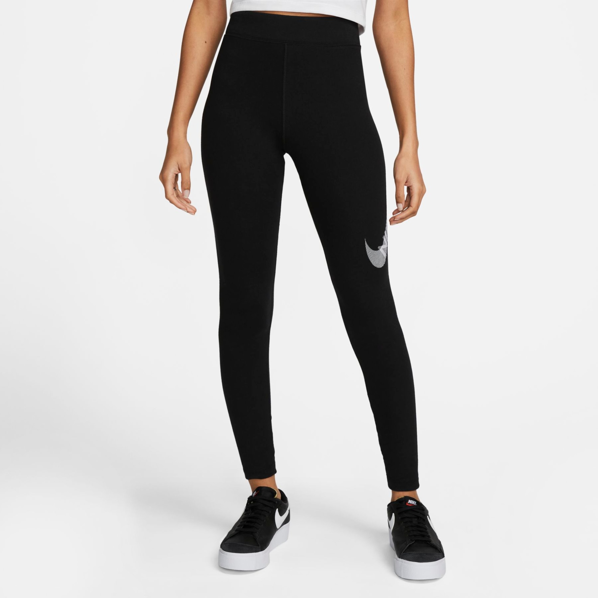 Legging Nike Sportswear Swoosh Feminina - Foto 1