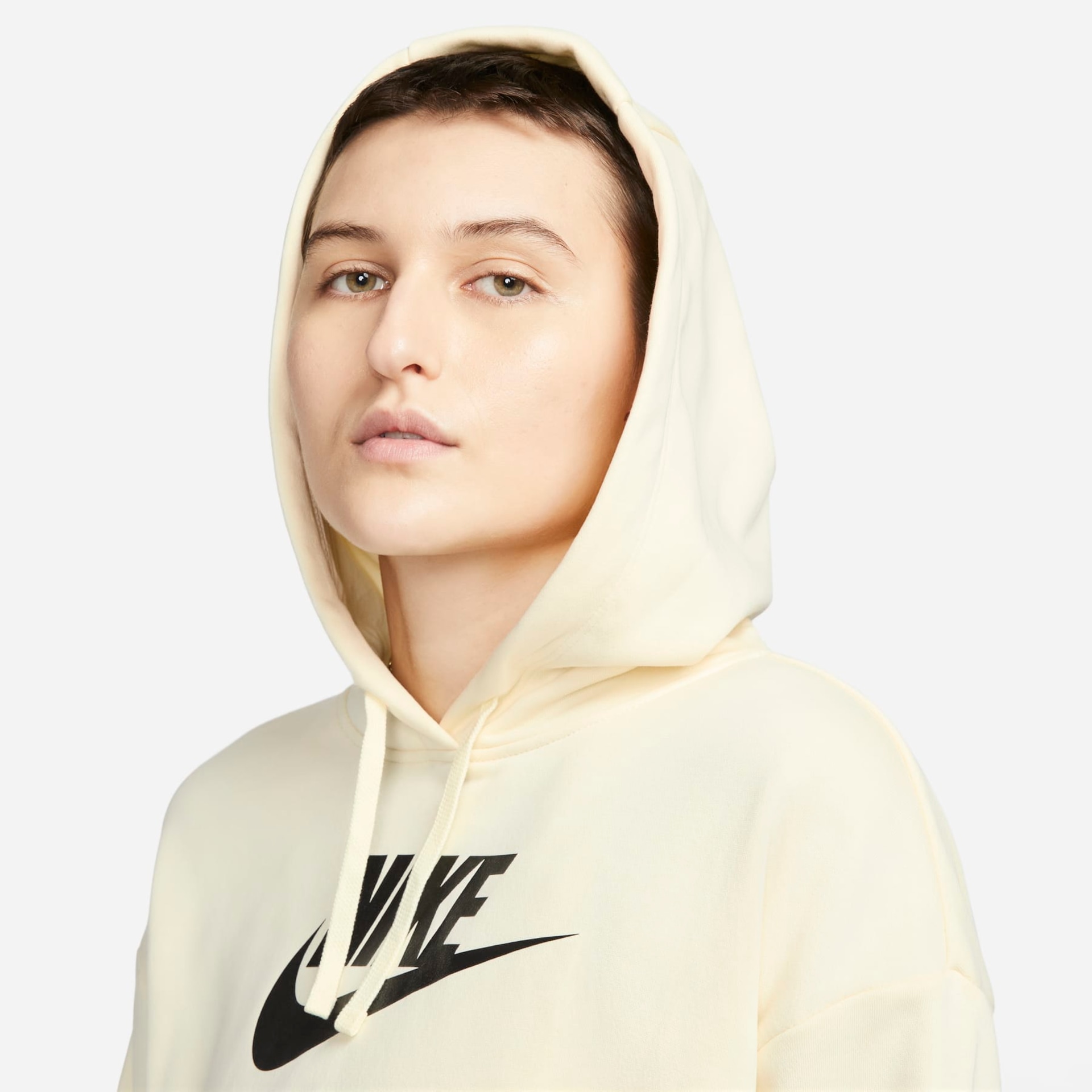 Blusão Nike Sportswear Club Fleece Crop Feminino - Foto 2