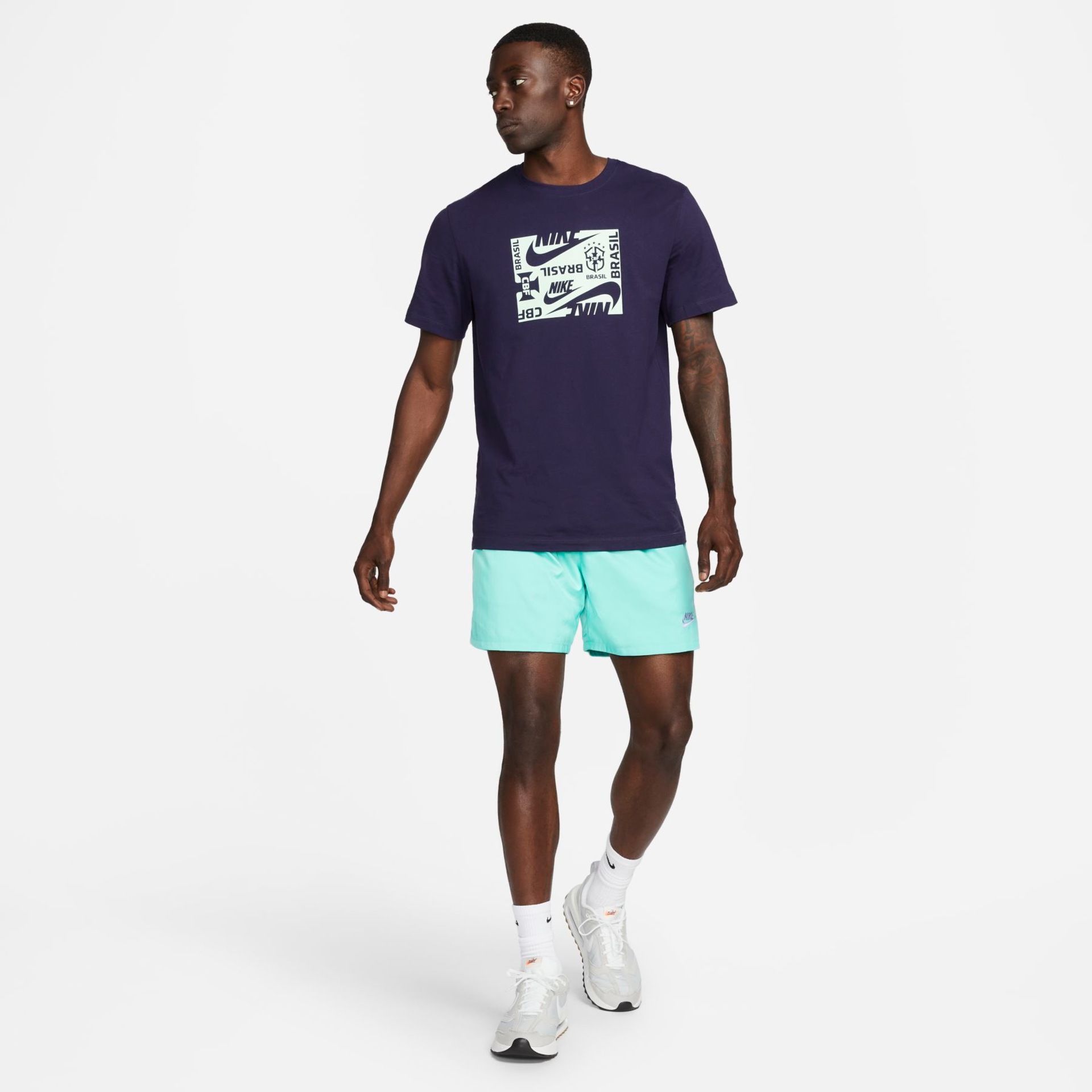 Camiseta Nike Brasil Masculina - Foto 4