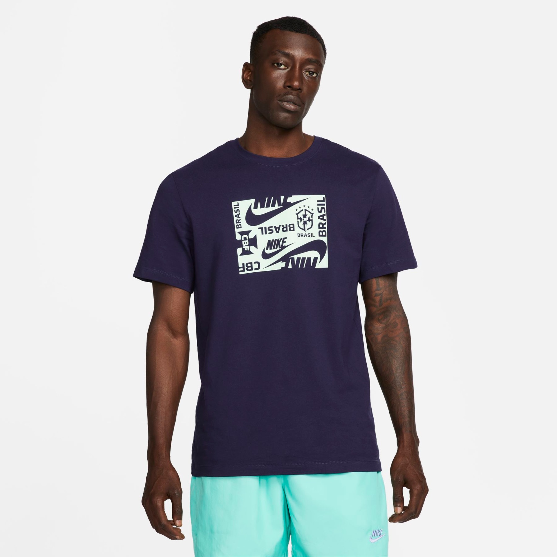 Camiseta Nike Brasil Masculina - Foto 1