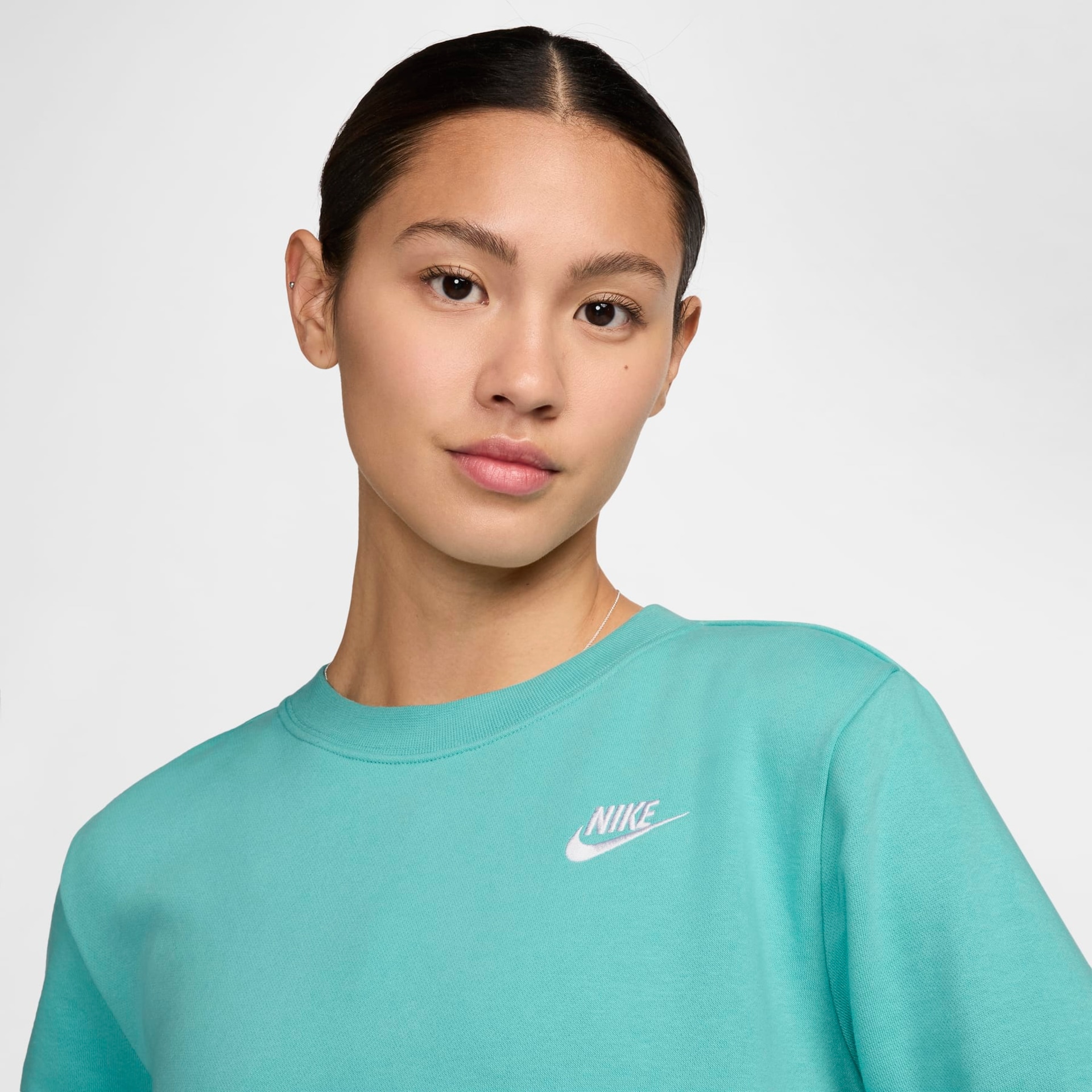 Blusão Nike Sportswear Club Fleece Crew Feminino - Foto 2