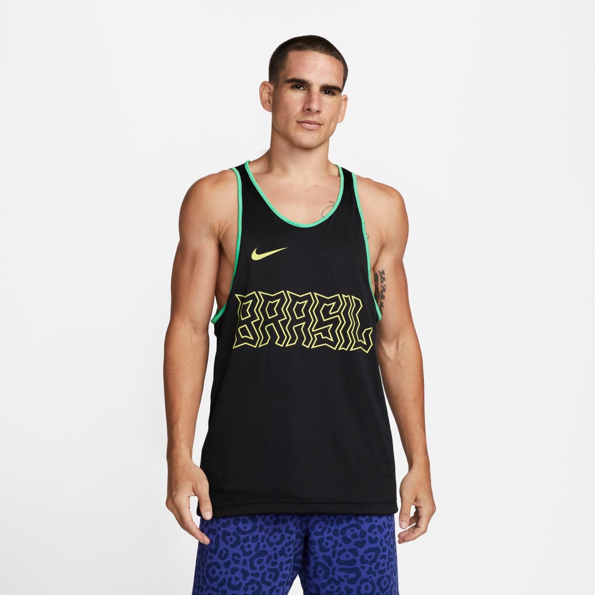 Regata Nike Brasil Standard Issue Masculina - Foto 5