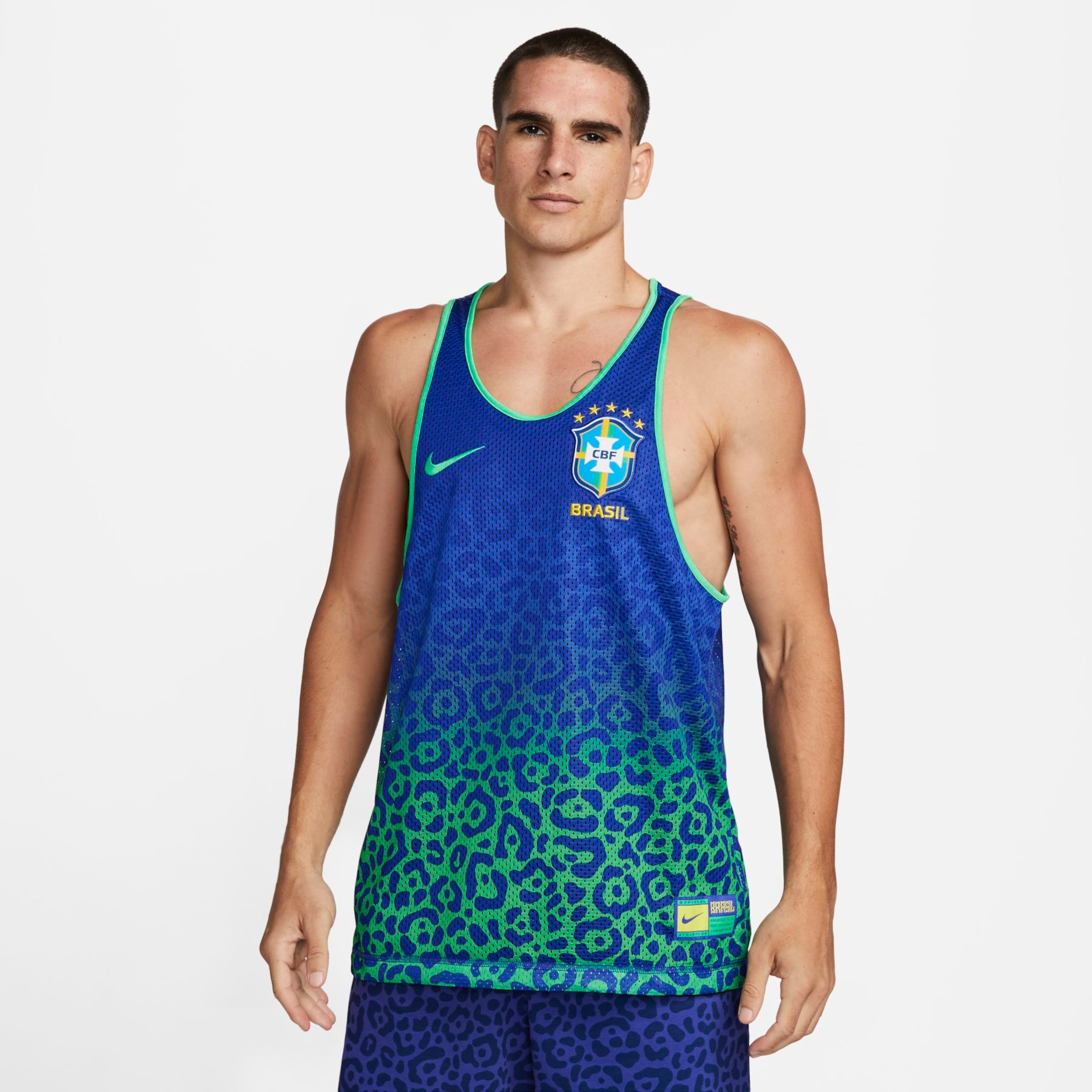 Regata Nike Brasil Standard Issue Masculina - Foto 1