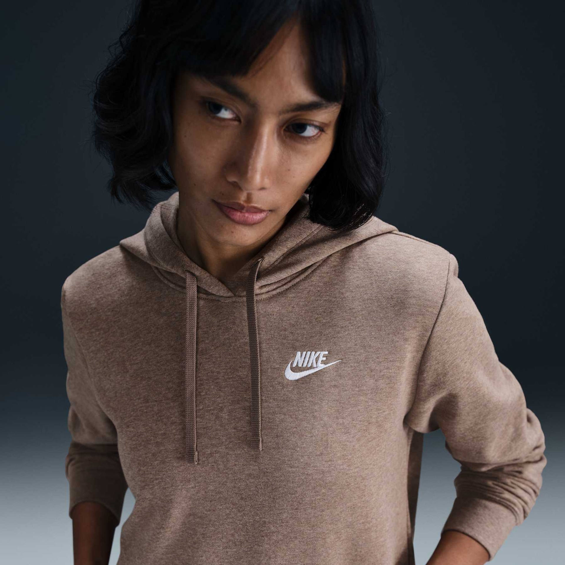 Blusão Nike Sportswear Club Fleece Feminino - Foto 1