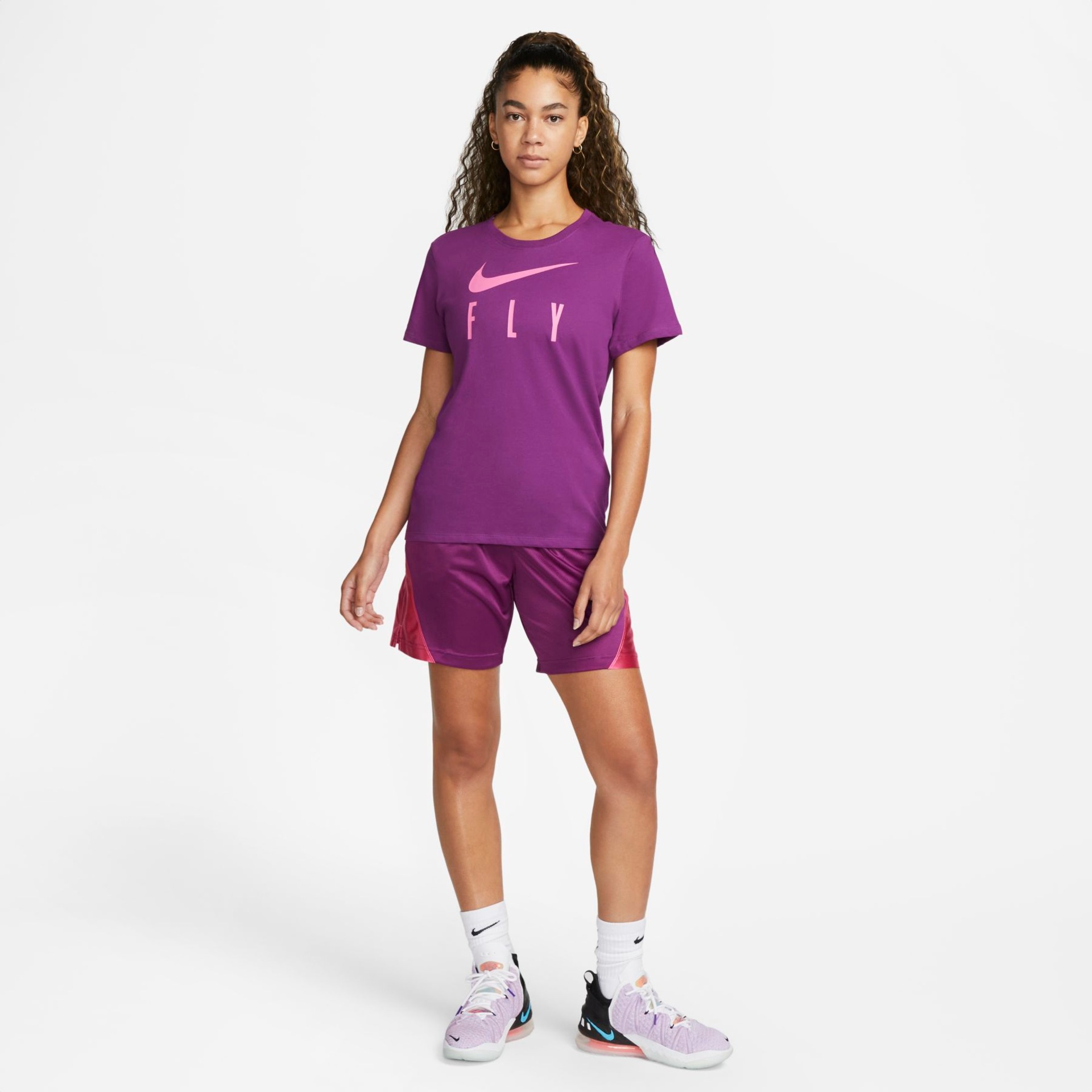 Nike Women's Dri-Fit Swoosh Fly 96 Bball Shorts