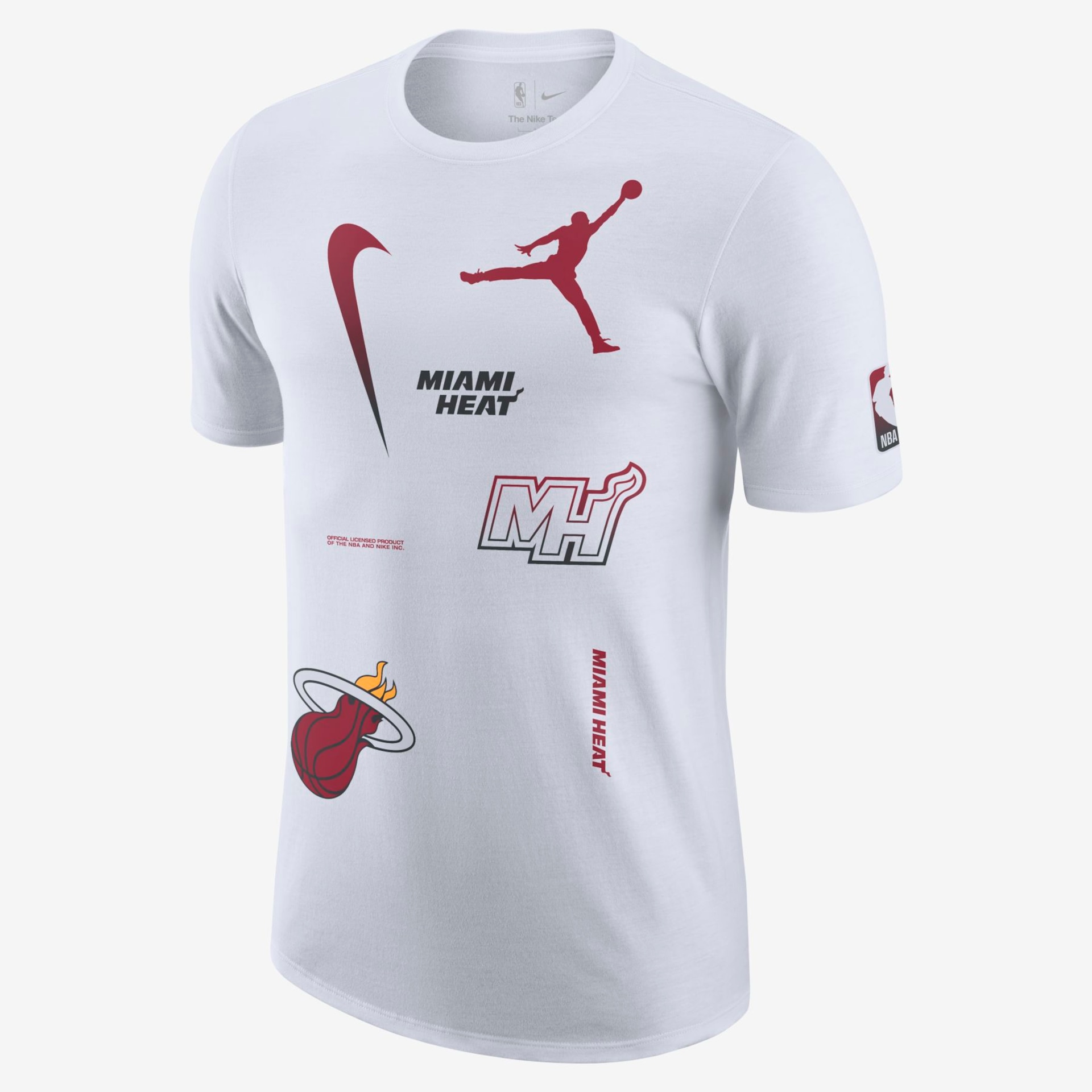 Camiseta Nike Miami Heat Courtside Statement Edition 2022/23 Masculina - Foto 1