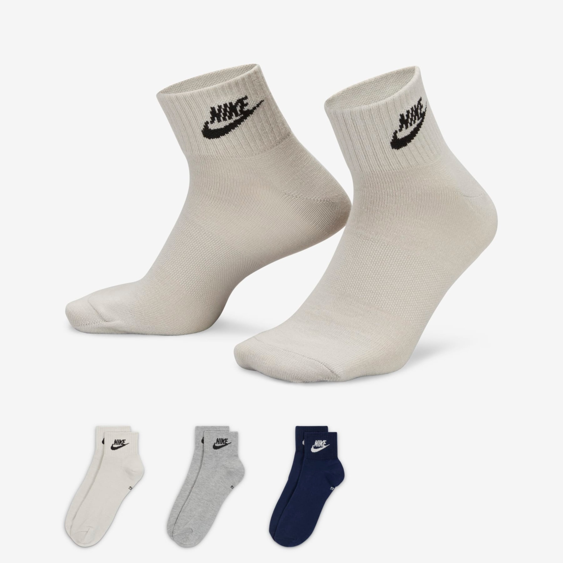 Meia Nike Everyday Essential (3 Pares) Unissex - Foto 1