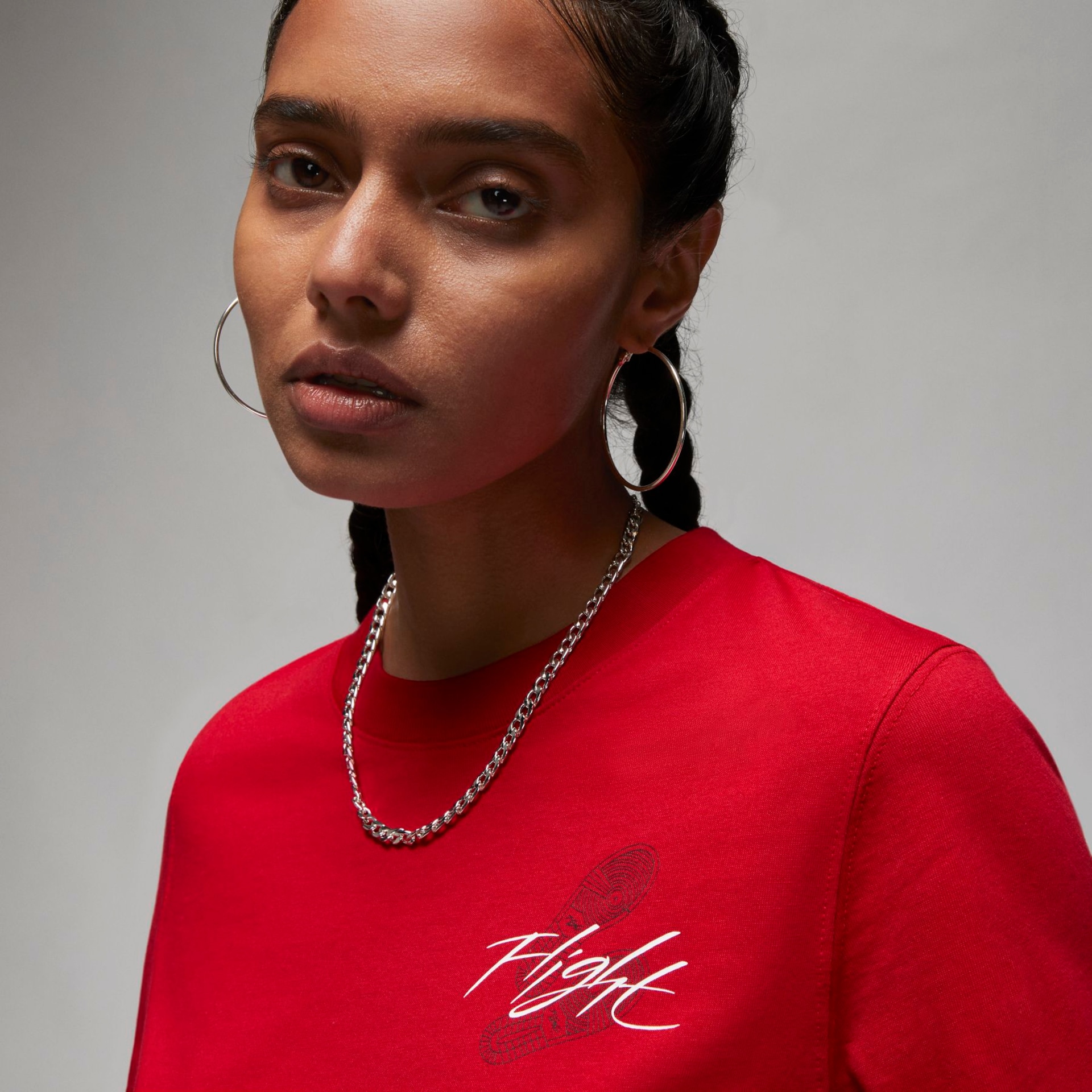 Camiseta Jordan Flight Crew Feminina - Foto 3