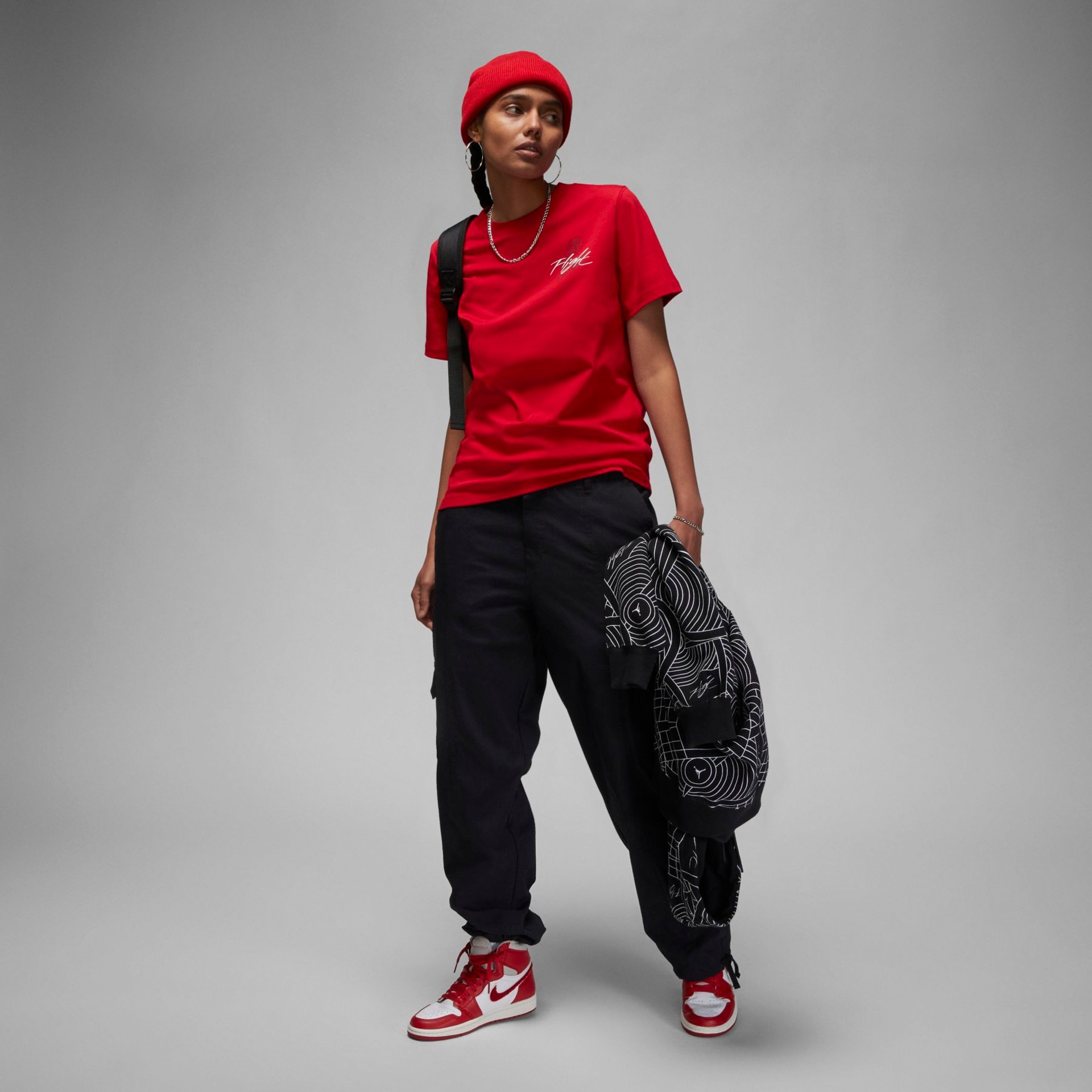 Camiseta Jordan Flight Crew Feminina - Foto 5
