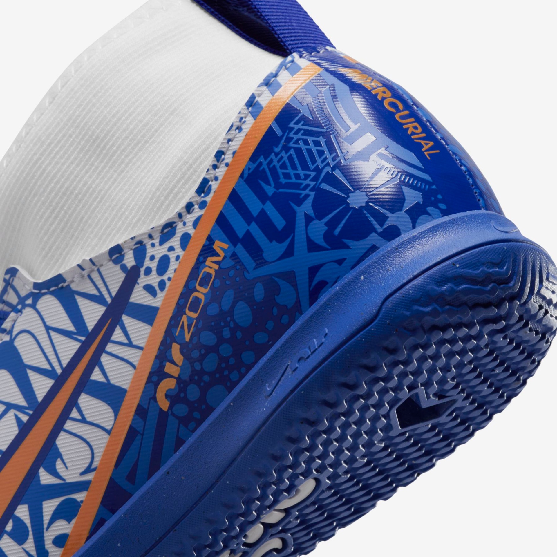 Chuteira Nike Zoom Mercurial Superfly 9 Academy CR7 Infantil Futsal - Foto 8