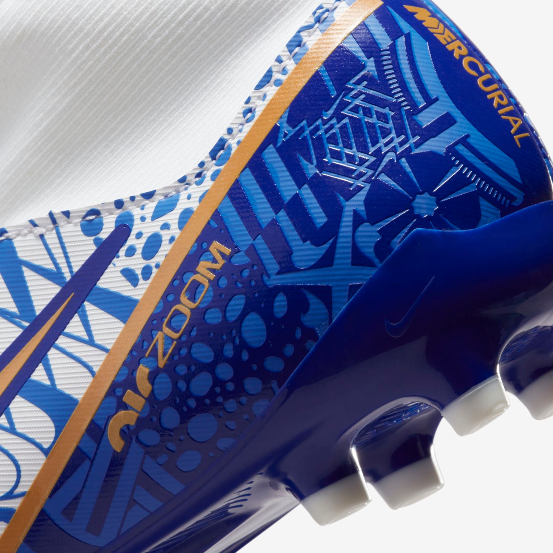 Chuteira Nike Zoom Mercurial Superfly 9 Academy CR7 Infantil Campo - Foto 8