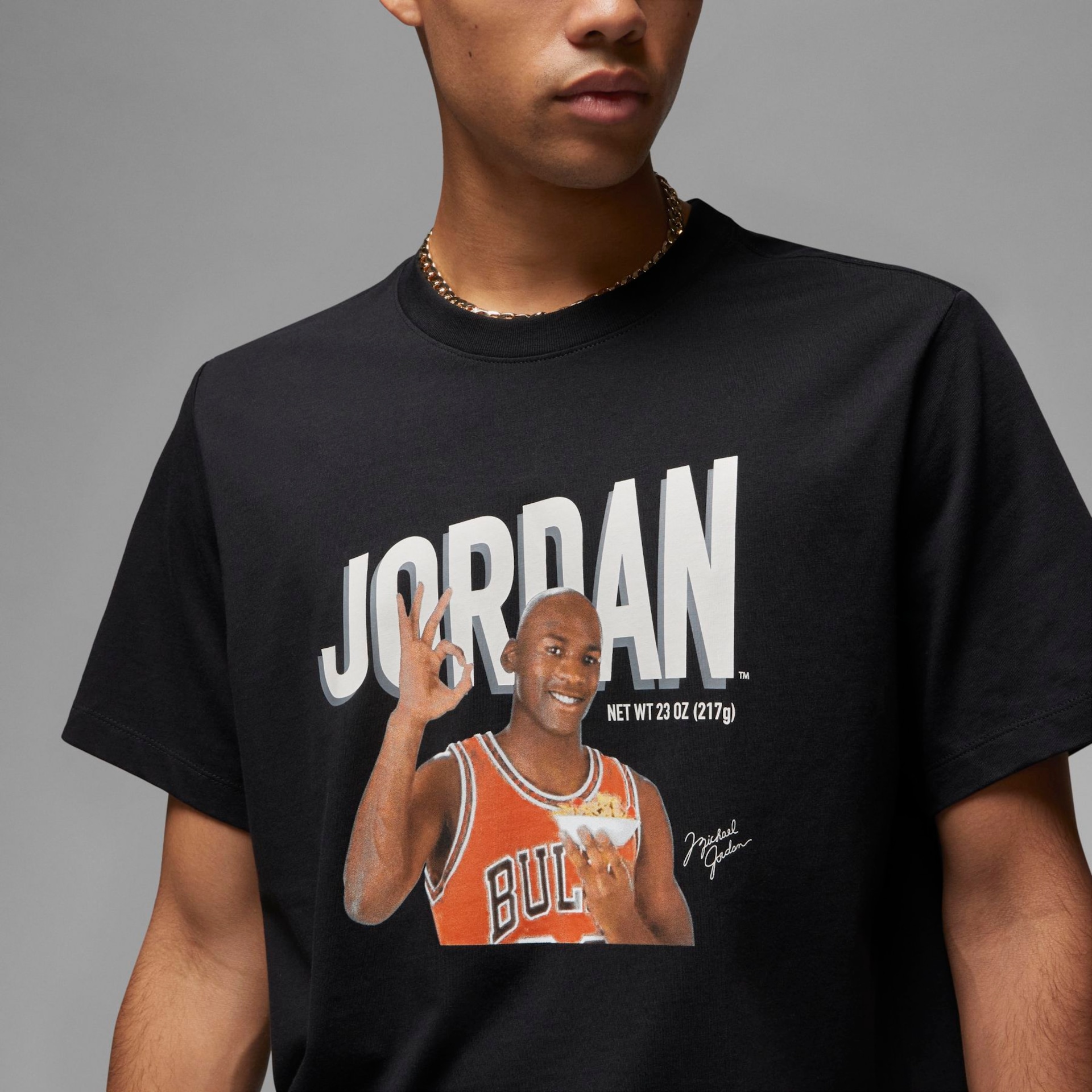 Camiseta Jordan Fleece MVP Crew Masculina - Foto 3