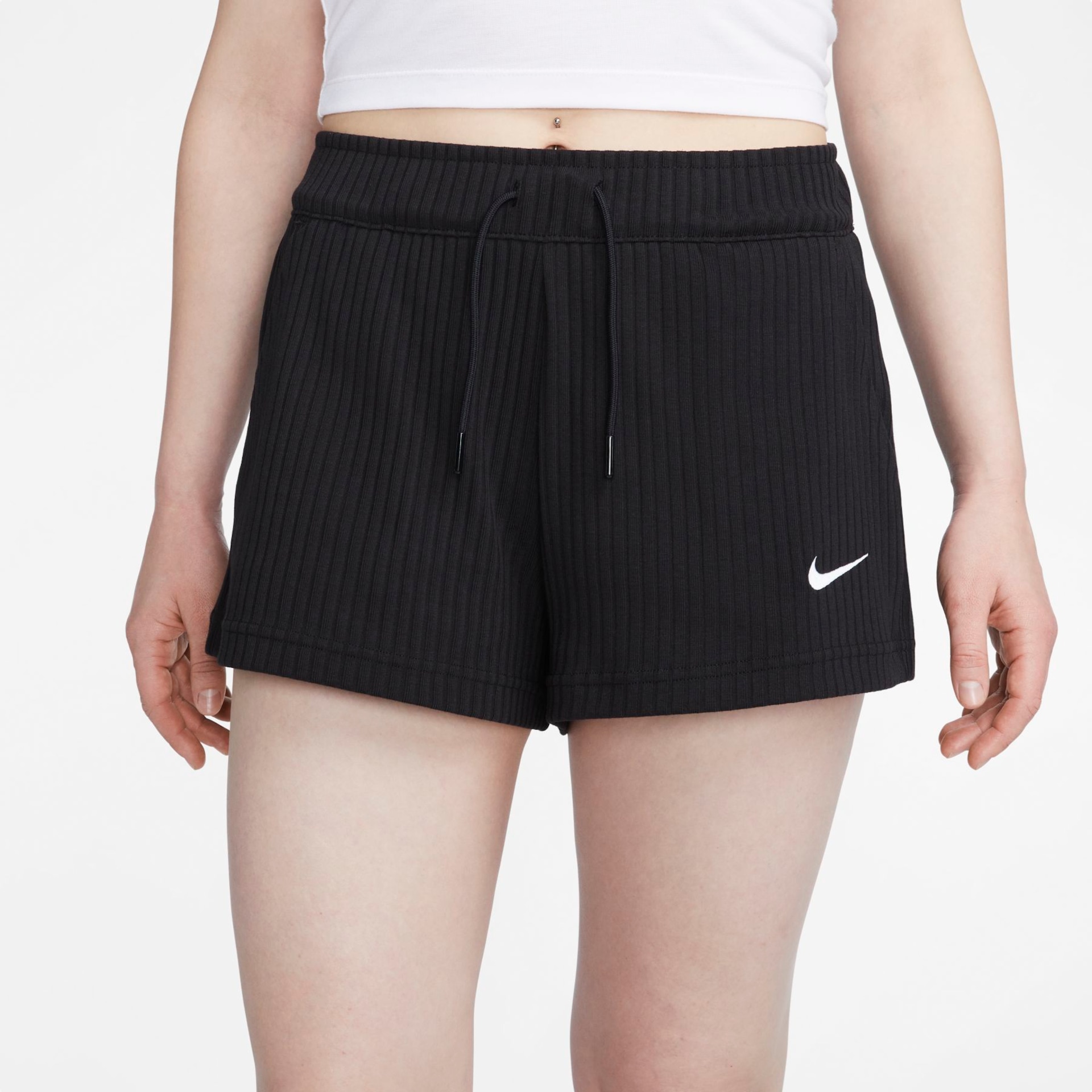 Shorts Nike Sportswear Rib Jersey Feminino - Foto 2