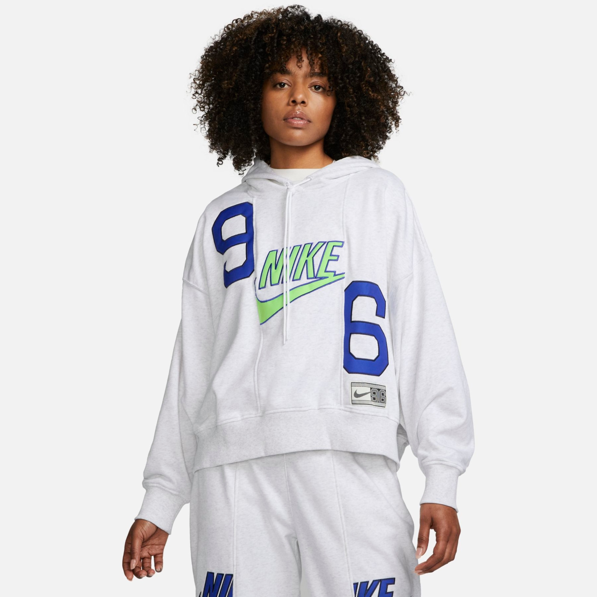 Blusão Nike Sportswear Circa 96 Fleece Feminino - Foto 1