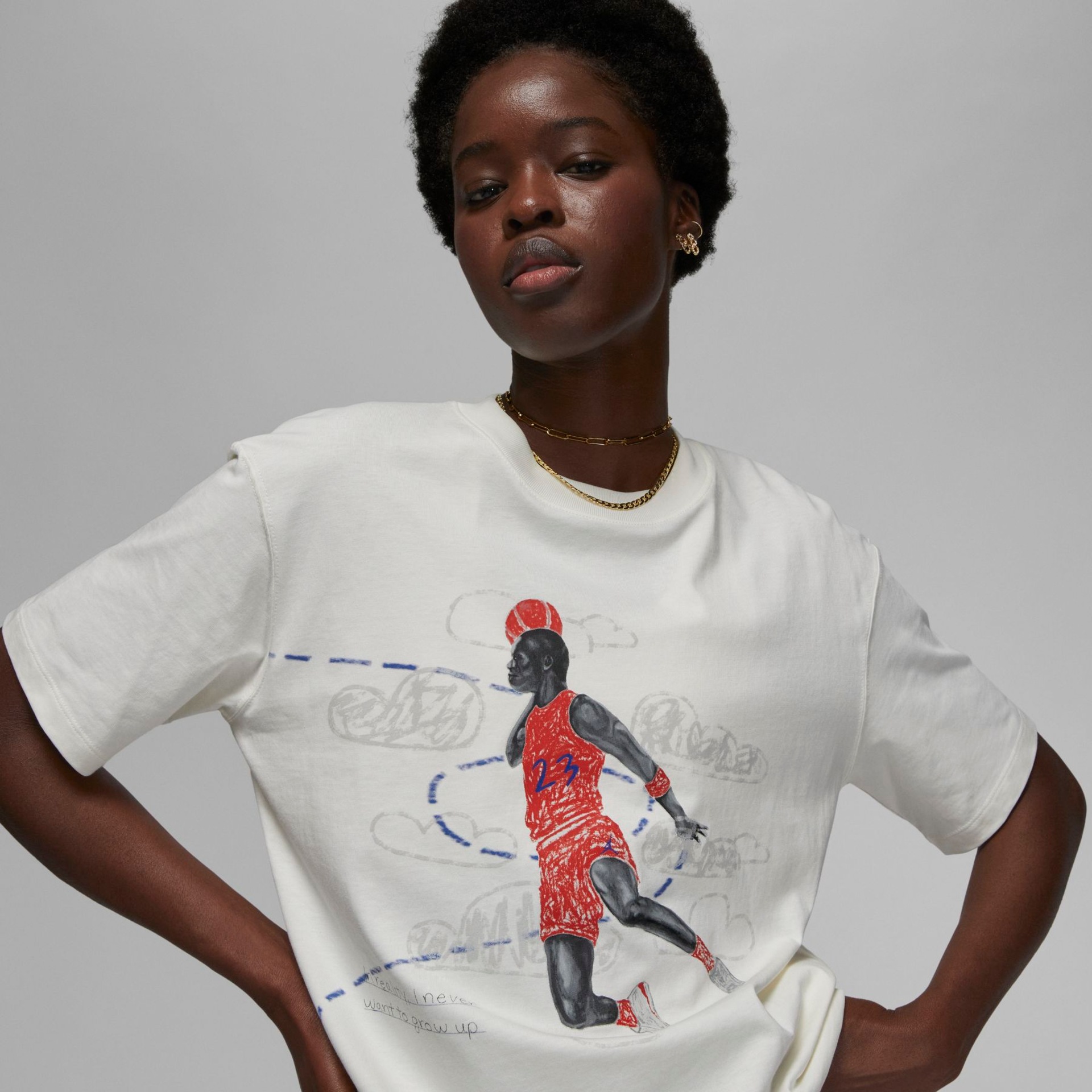 Camiseta Jordan Chicago Bulls GFX Feminina - Foto 3