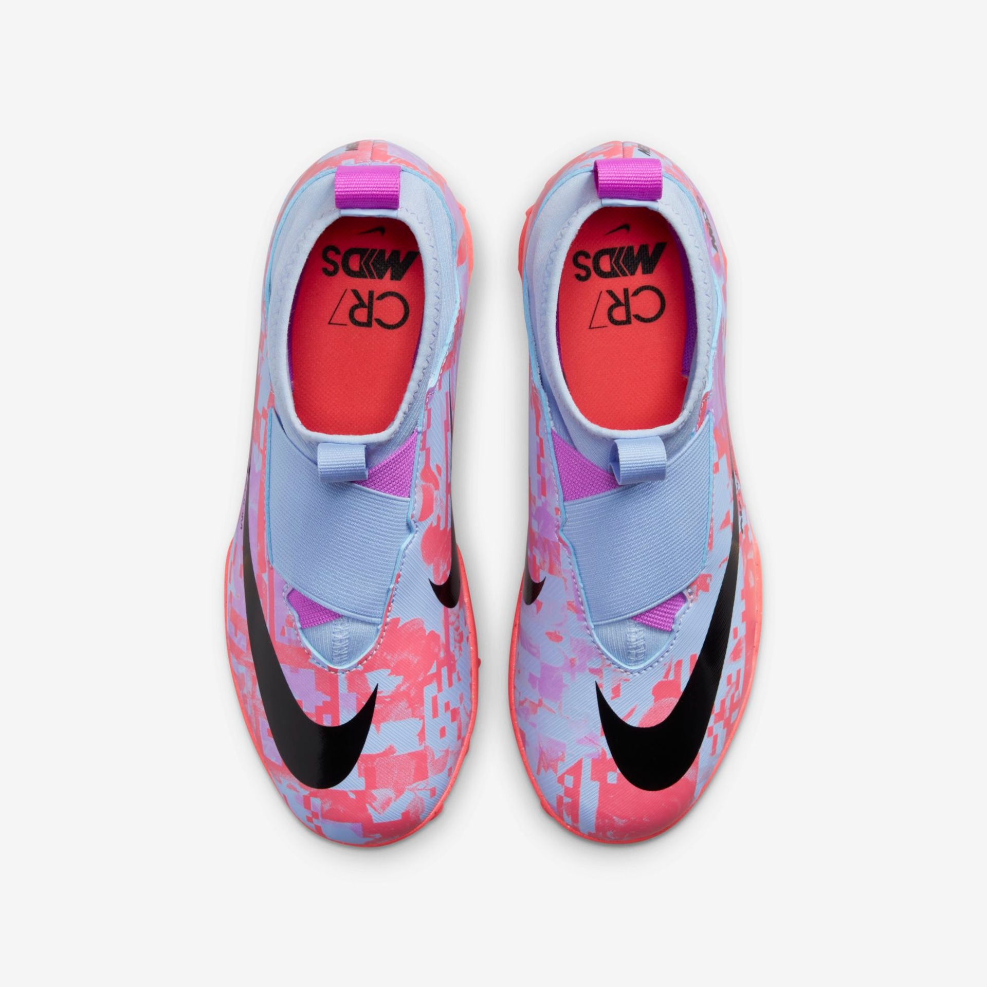 Chuteira Nike Mercurial Zoom Superfly 9 Academy Infantil Society - Foto 4