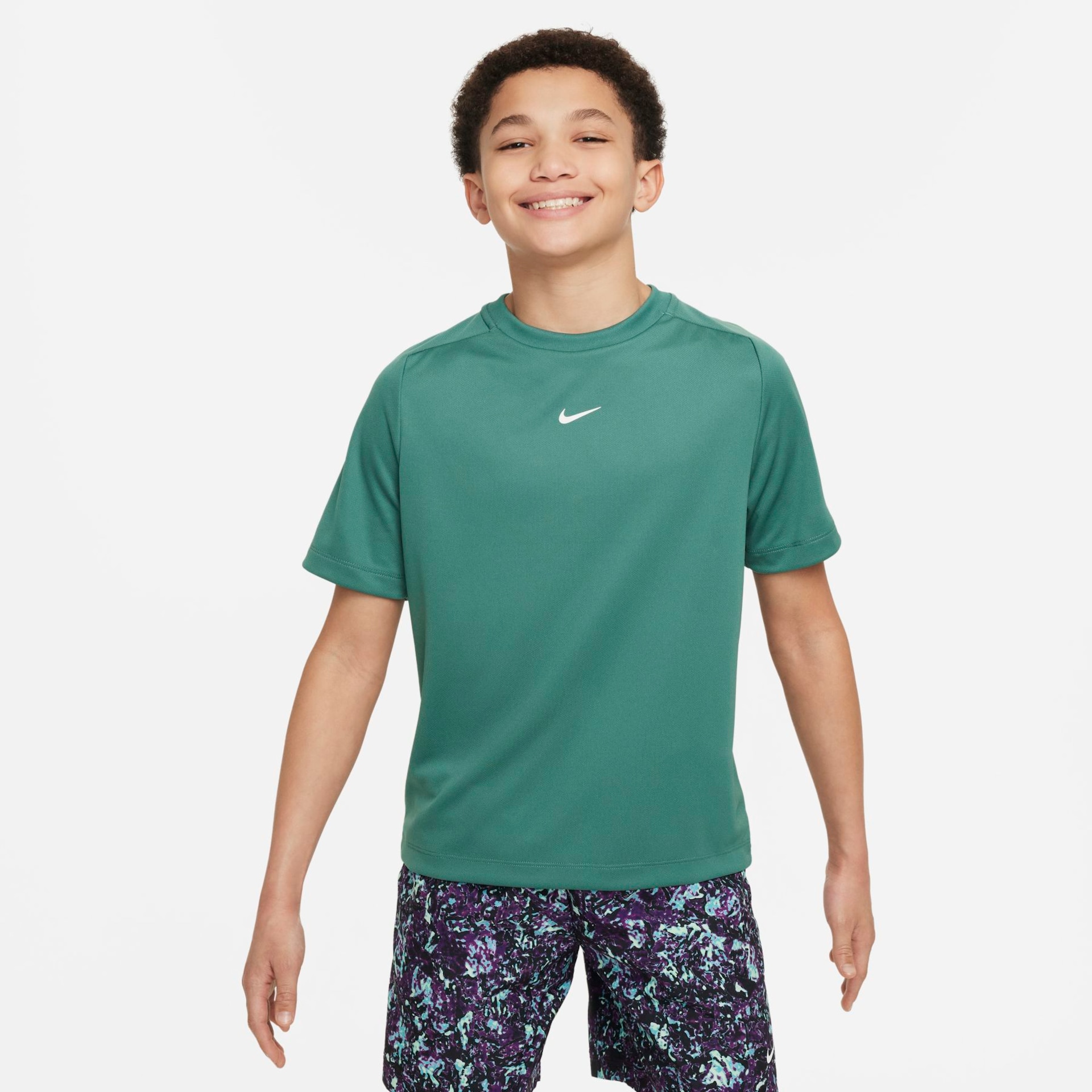 Camiseta Nike Dri-FIT Multi Infantil - Foto 1