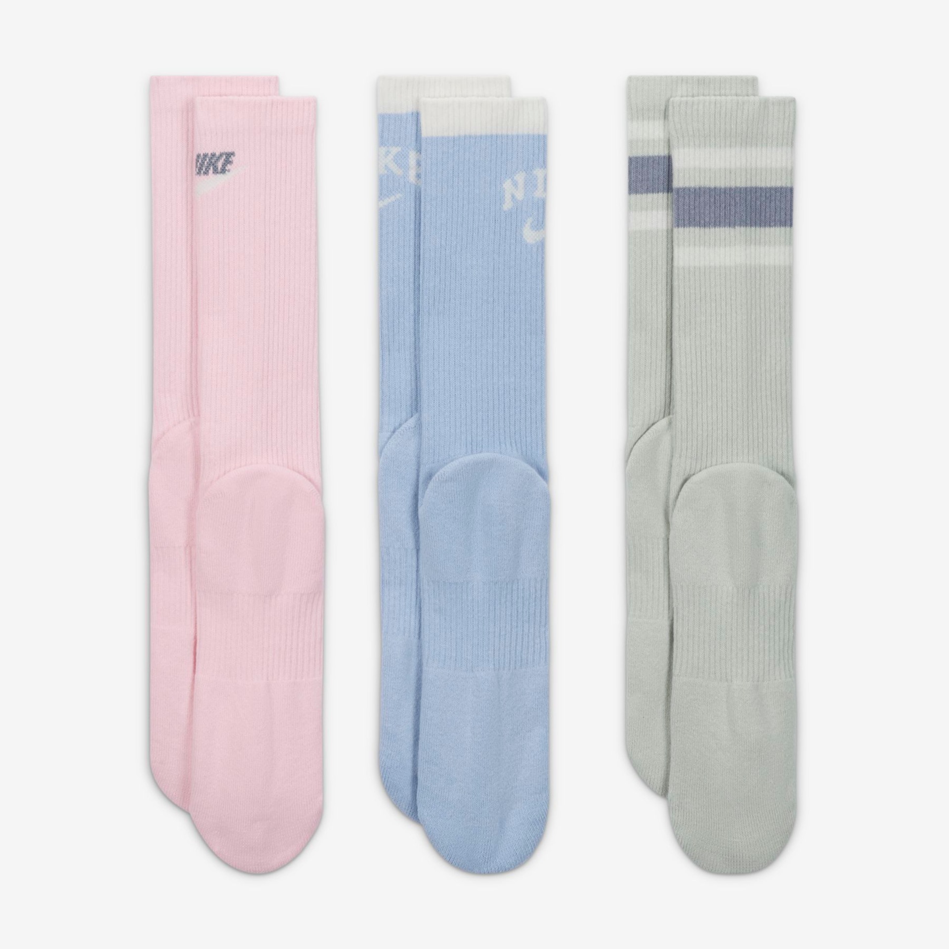 Meia Nike Everyday Plus (3 Pares) Unissex - Foto 3