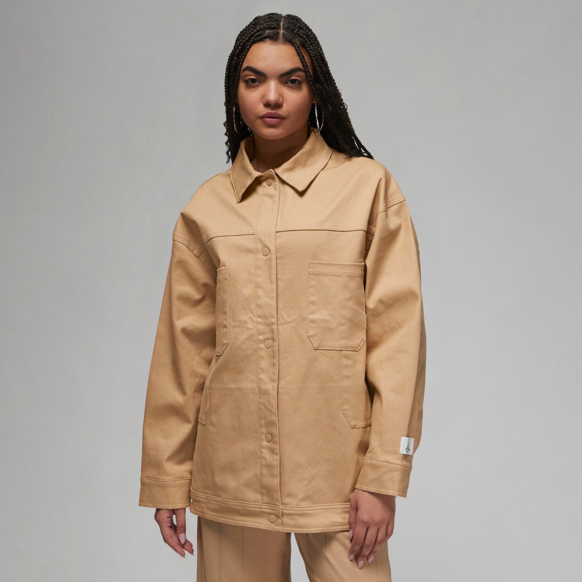 Jaqueta Jordan Trucker Feminina - Foto 1