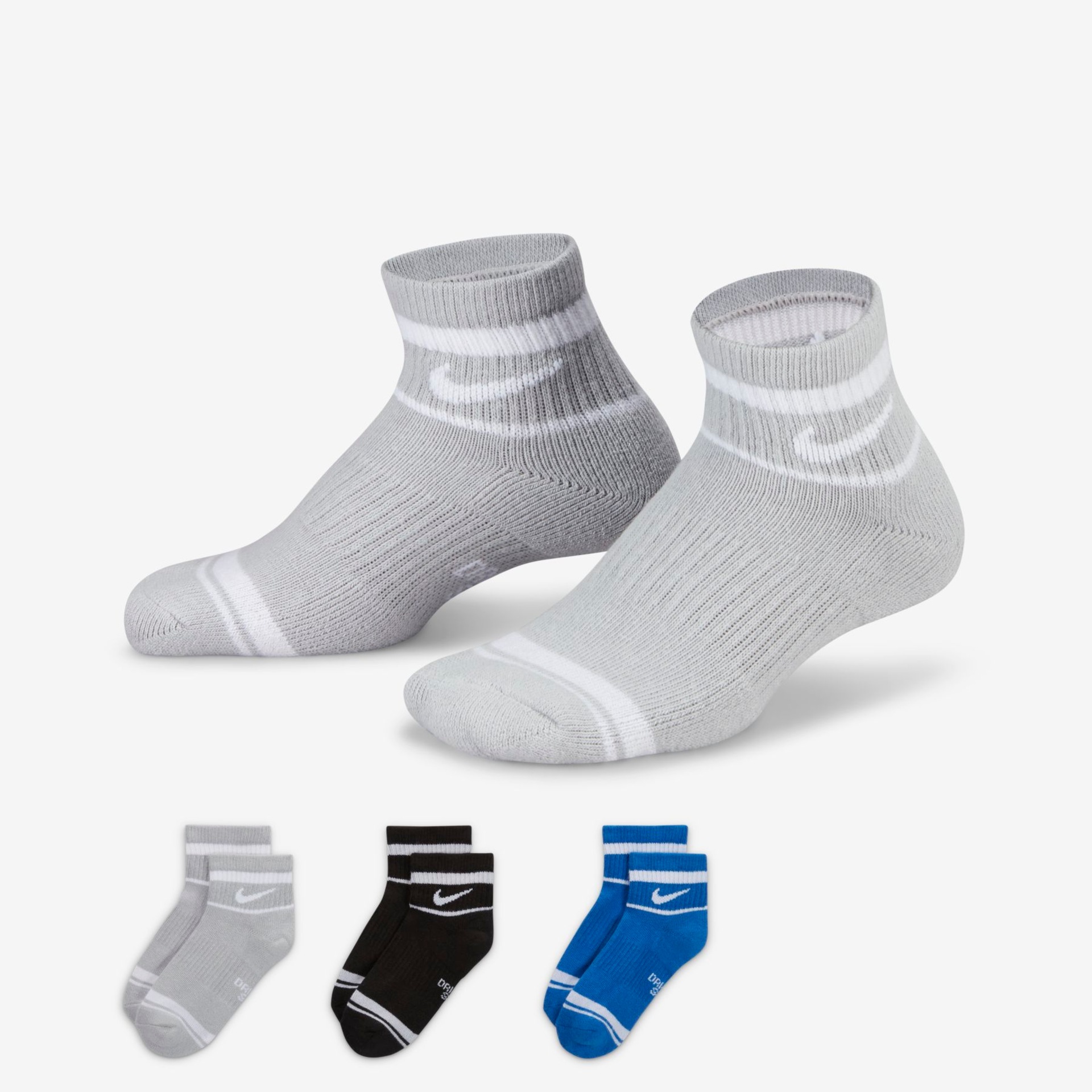 Meia Nike Everyday (3 pares) Infantil - Foto 1