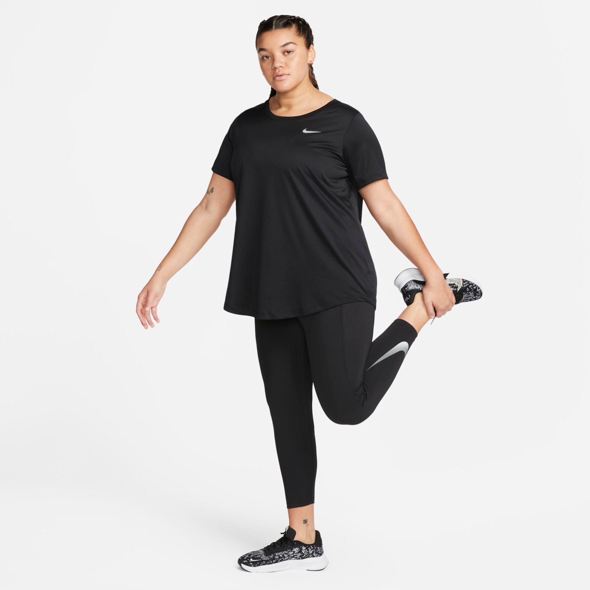 Plus Size - Legging Nike Dri-FIT Fast Swoosh Feminina - Foto 7