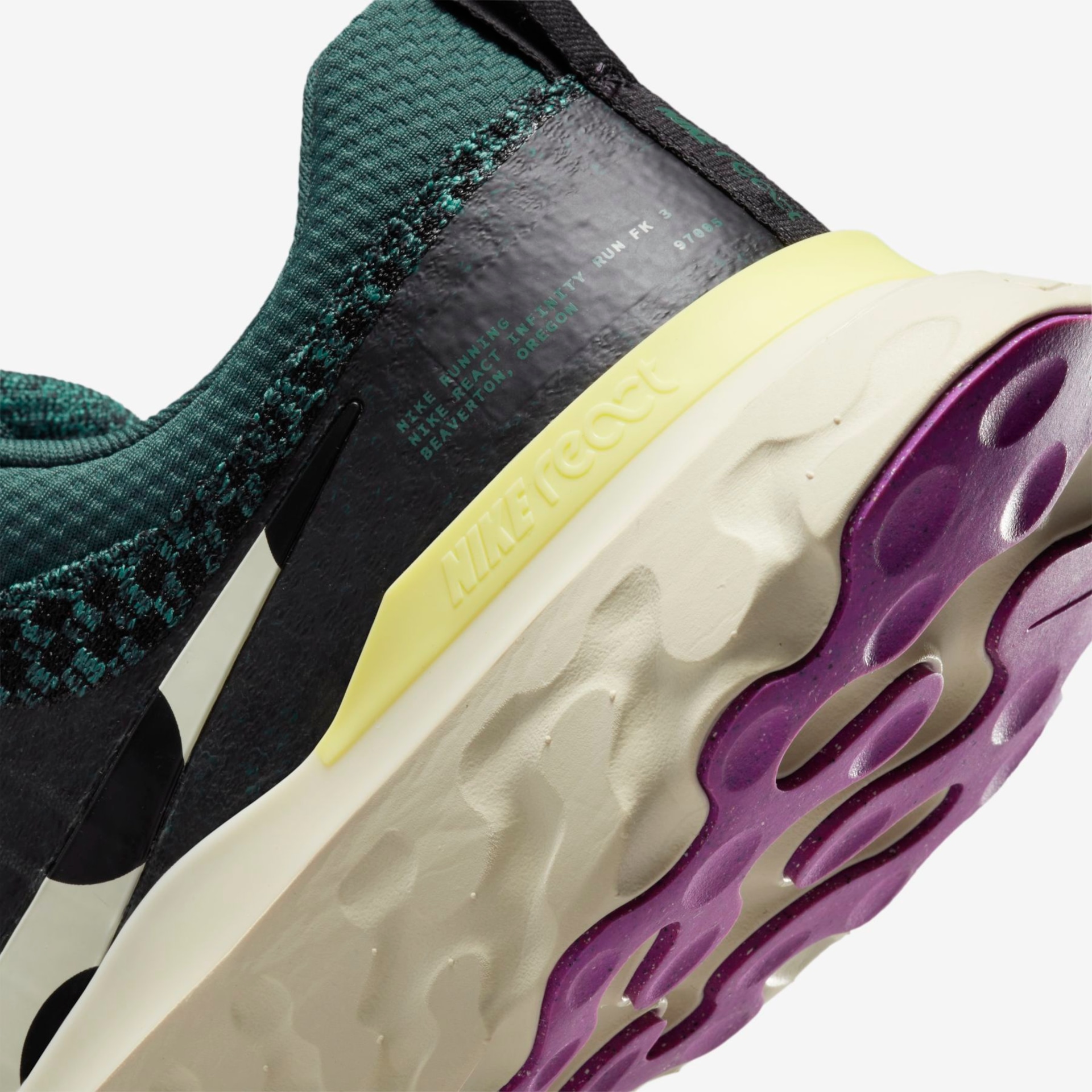 Tênis Nike React Infinity Run Flyknit 3 Masculino - Foto 8