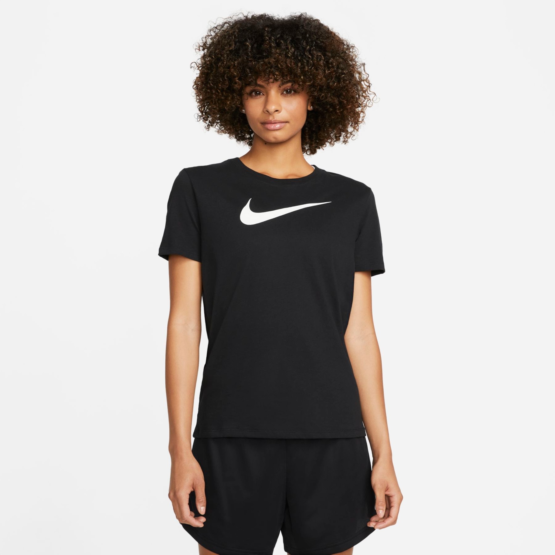 Camiseta Nike Dri-FIT Swoosh Feminina - Foto 1