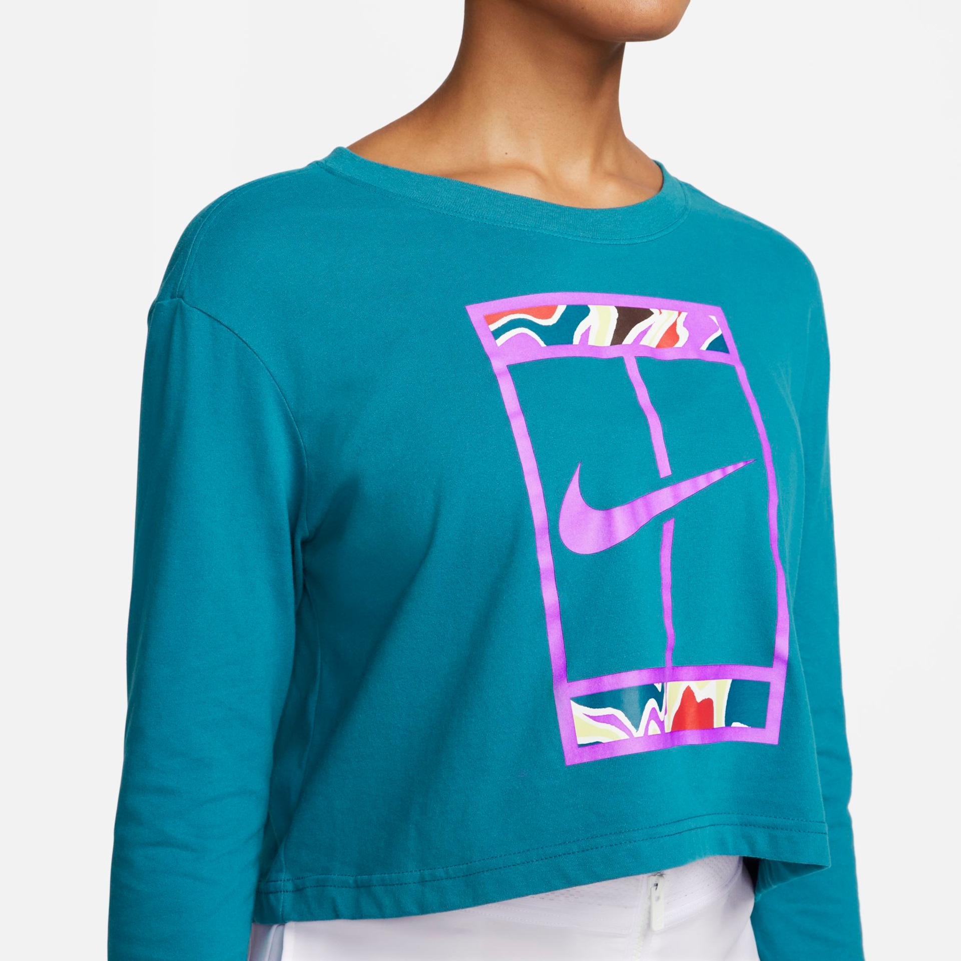 Camiseta Nike Court Dri-FIT Slam Feminina - Foto 4