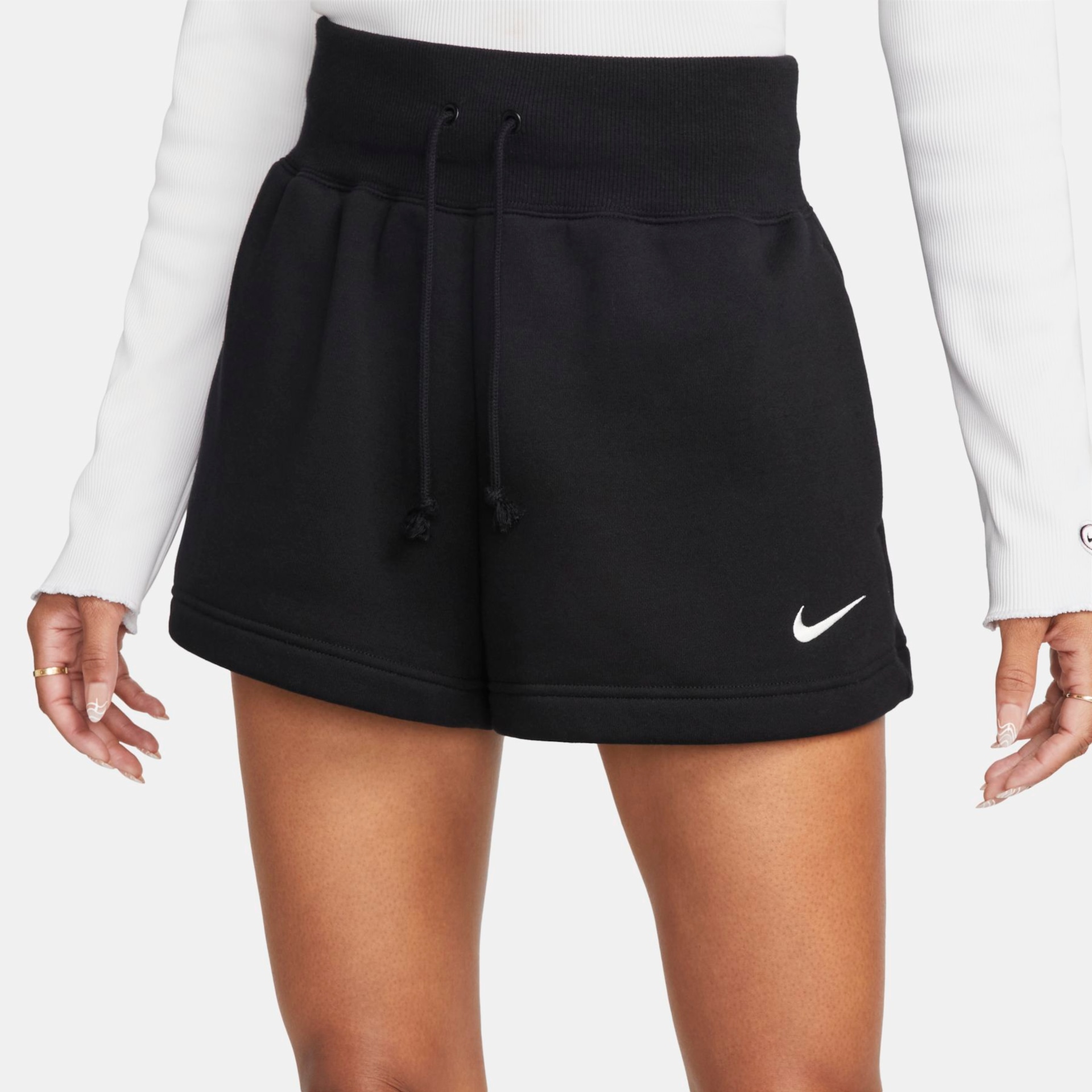 Shorts Nike Sportswear Phoenix Fleece Feminino - Foto 5