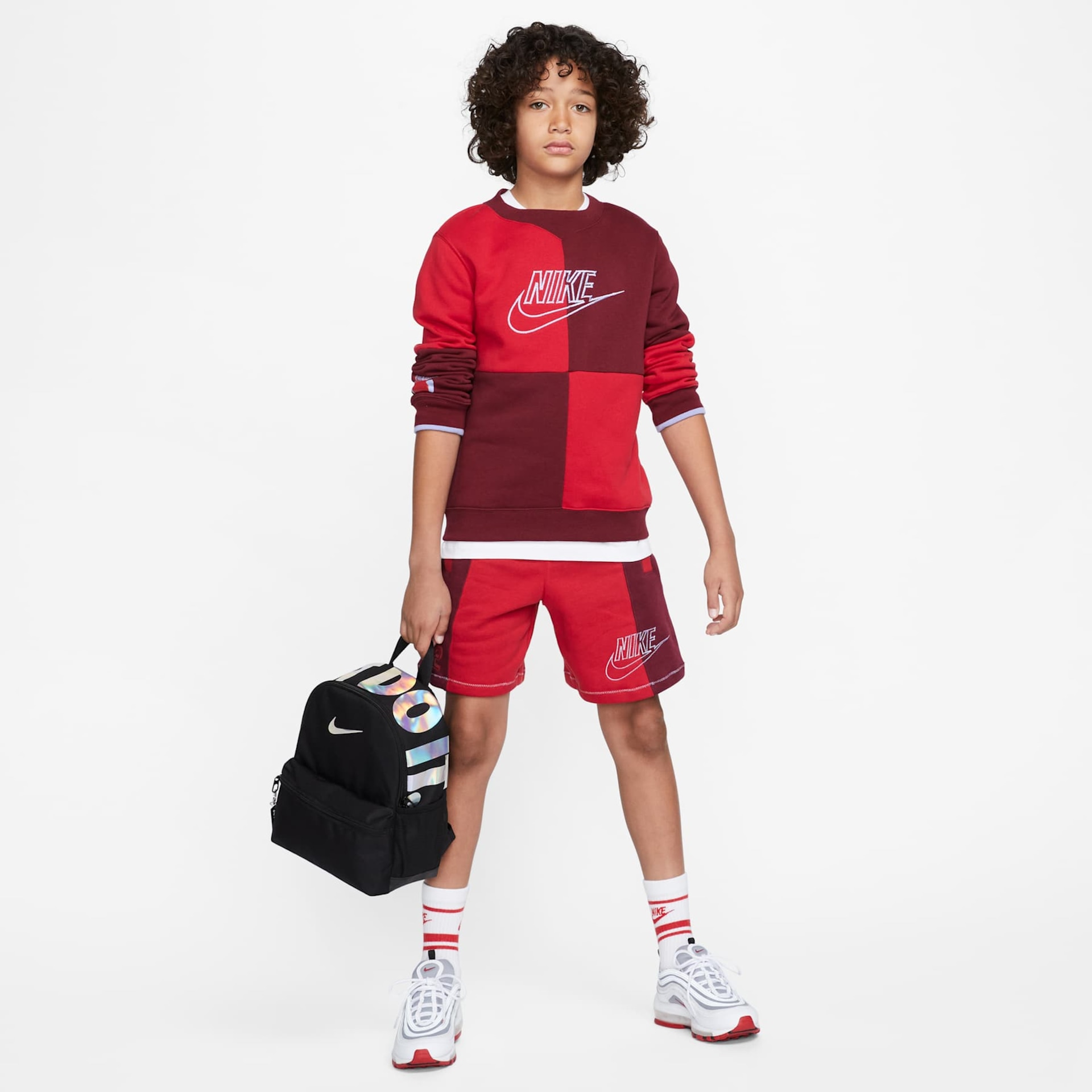 Mochila Nike Brasilia Mini JDI Infantil - Foto 8