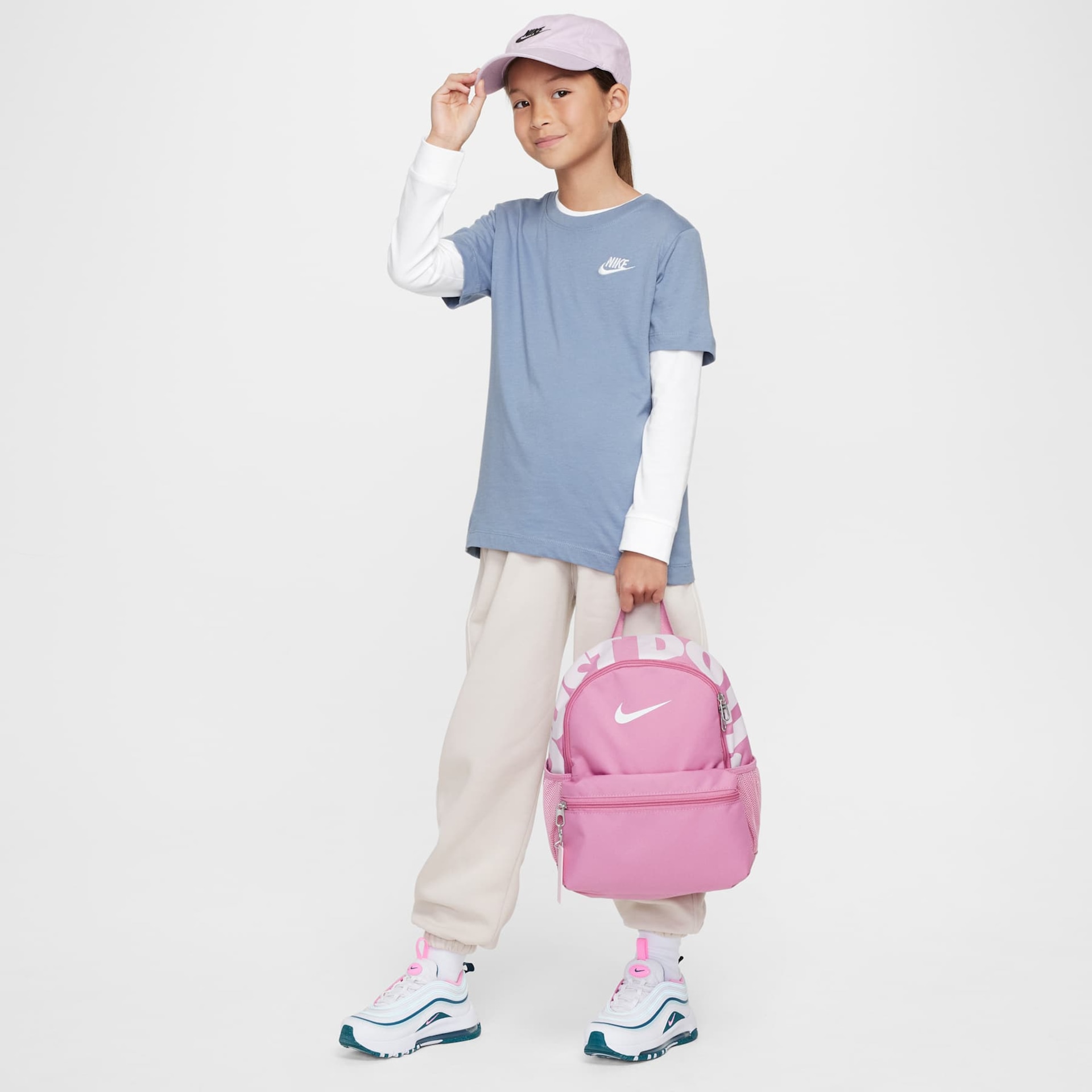 Mochila Nike Brasilia Mini JDI Infantil - Foto 10