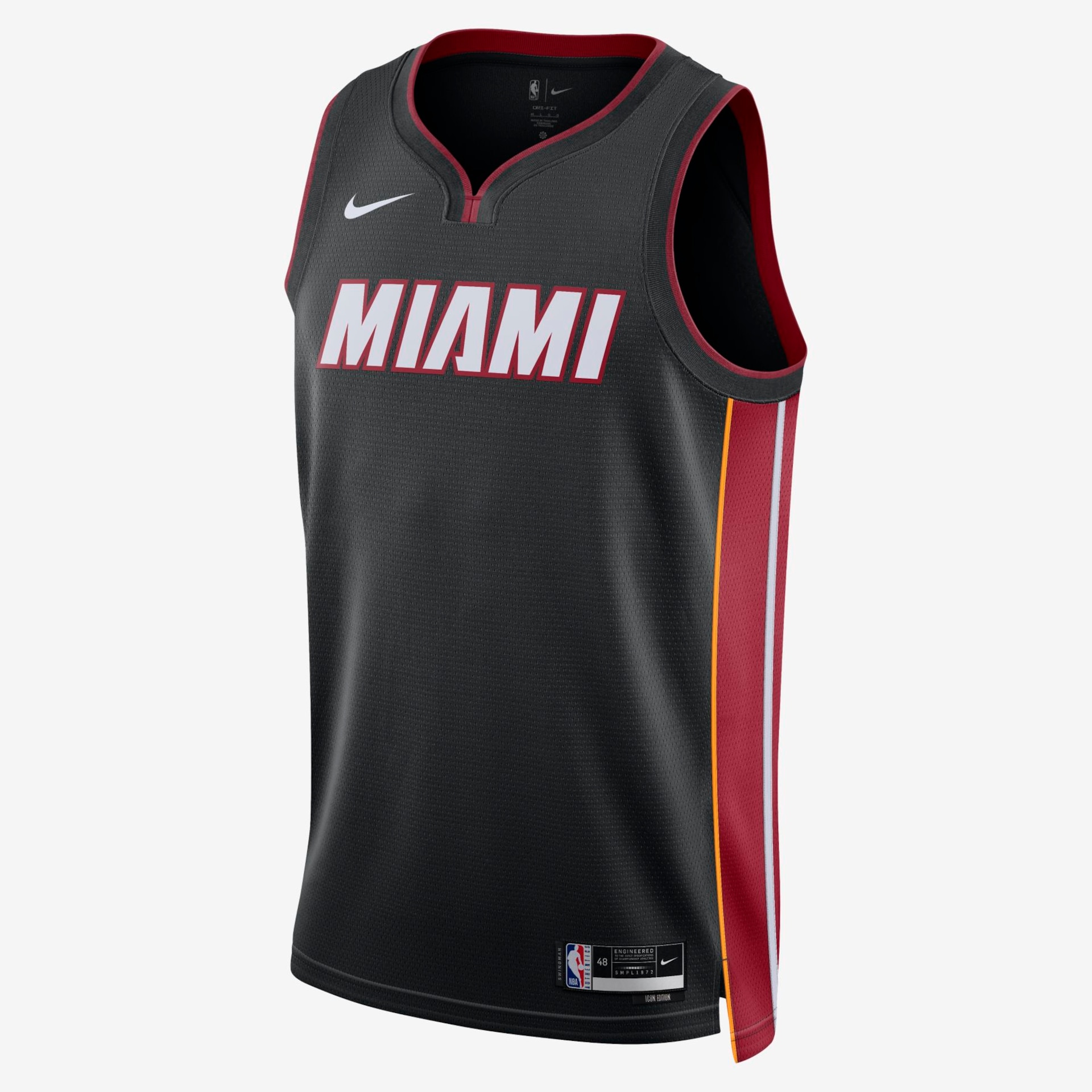 Regata Nike Miami Heat Icon Edition 2023/24 Masculina - Foto 1