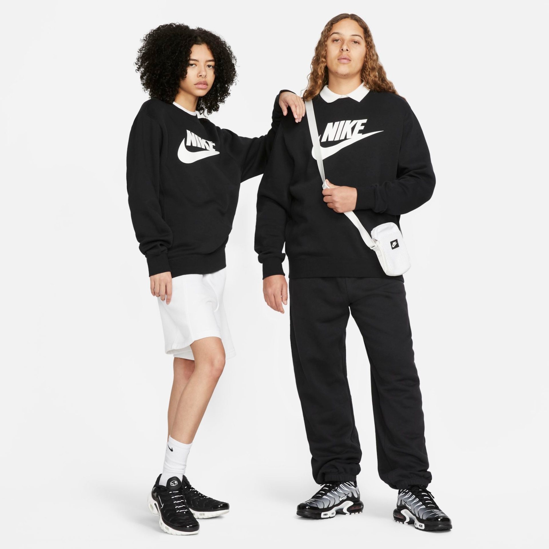 Blusão Nike Sportswear Club Fleece Crew Masculino - Foto 4