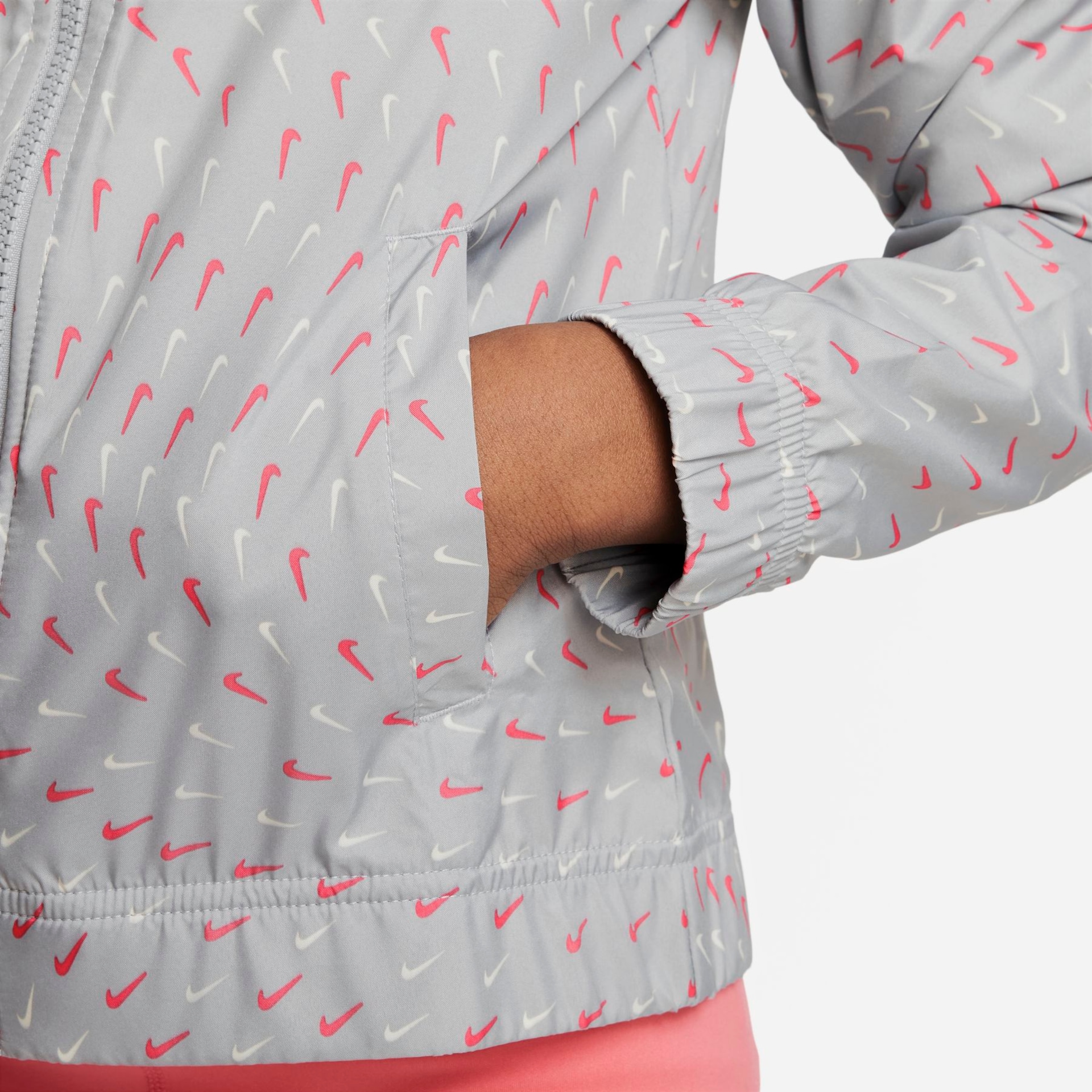 Jaqueta Nike Sportswear Windrunner Infantil - Foto 4