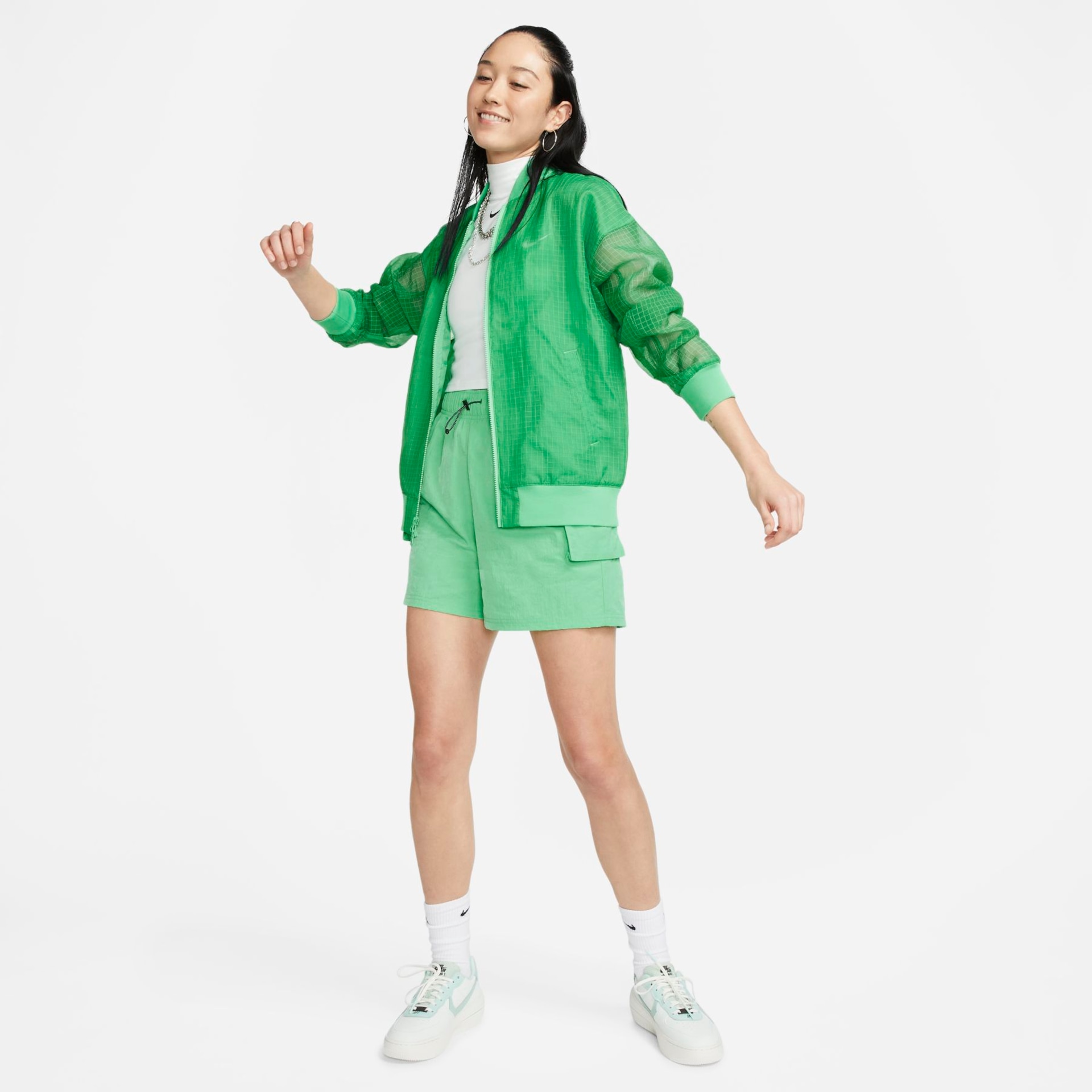 Jaqueta Nike Sportswear Bomber Feminina - Foto 6