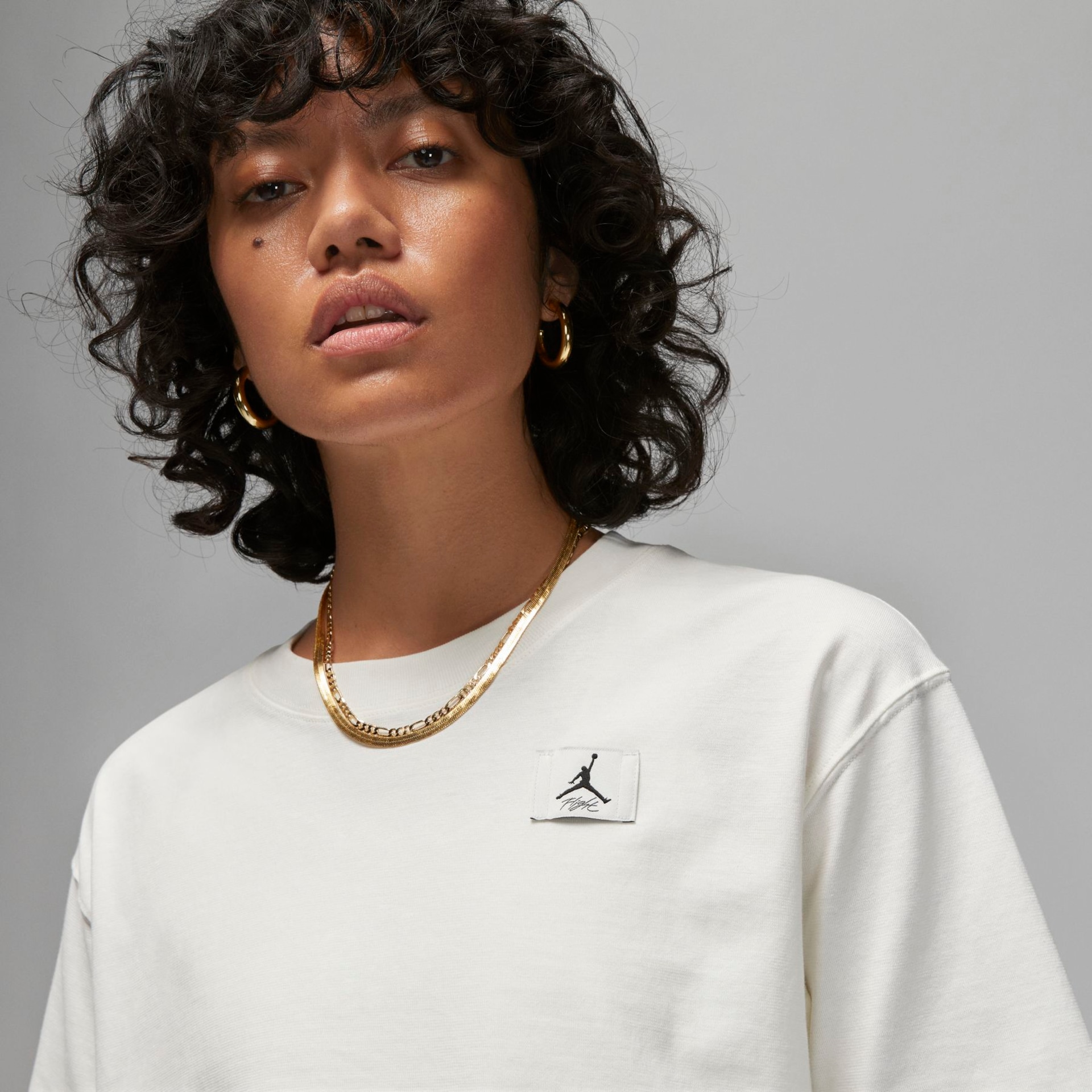 Camiseta Jordan Cropped Sport Feminina - Foto 3