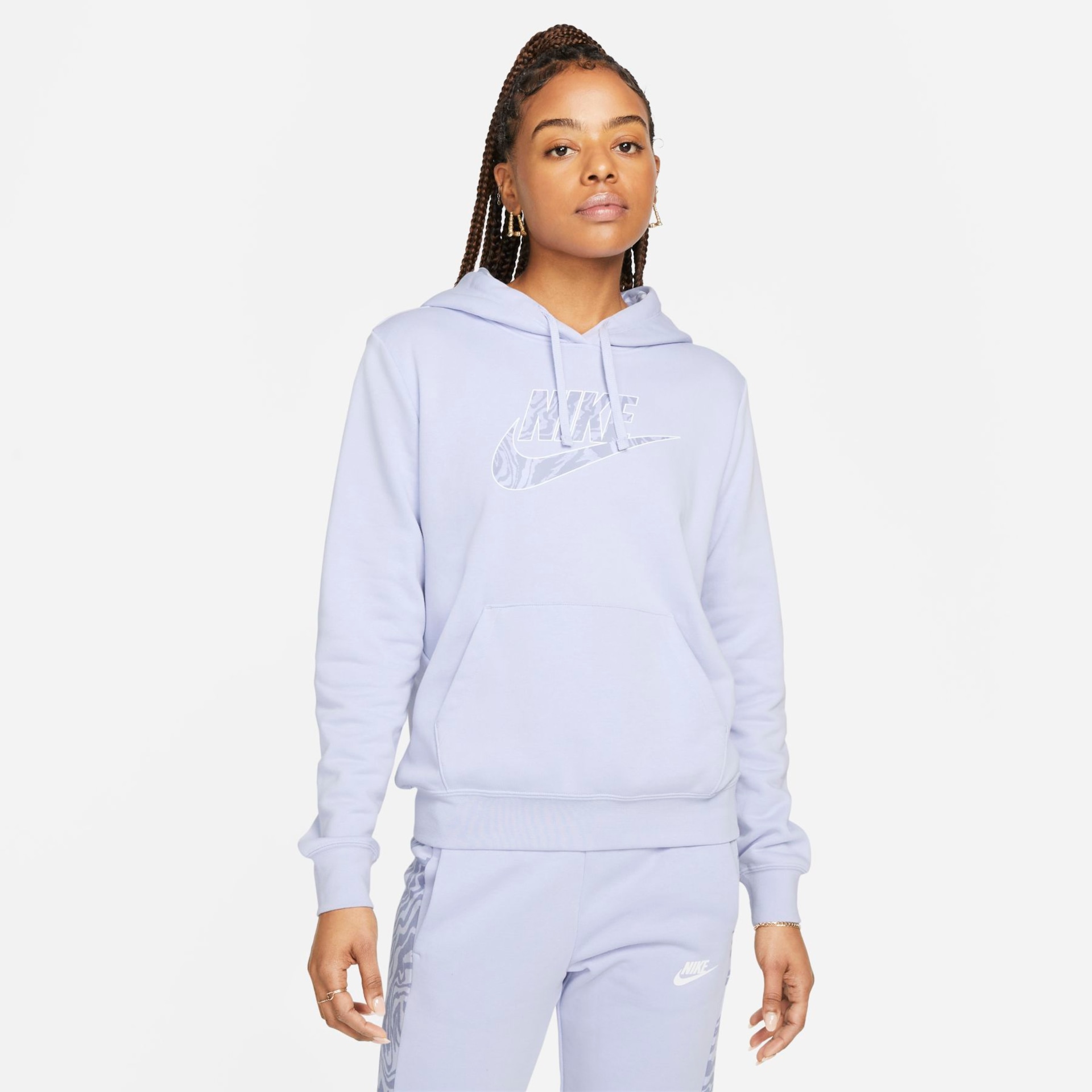 Blusão Nike Sportswear Club Fleece Feminino - Foto 1