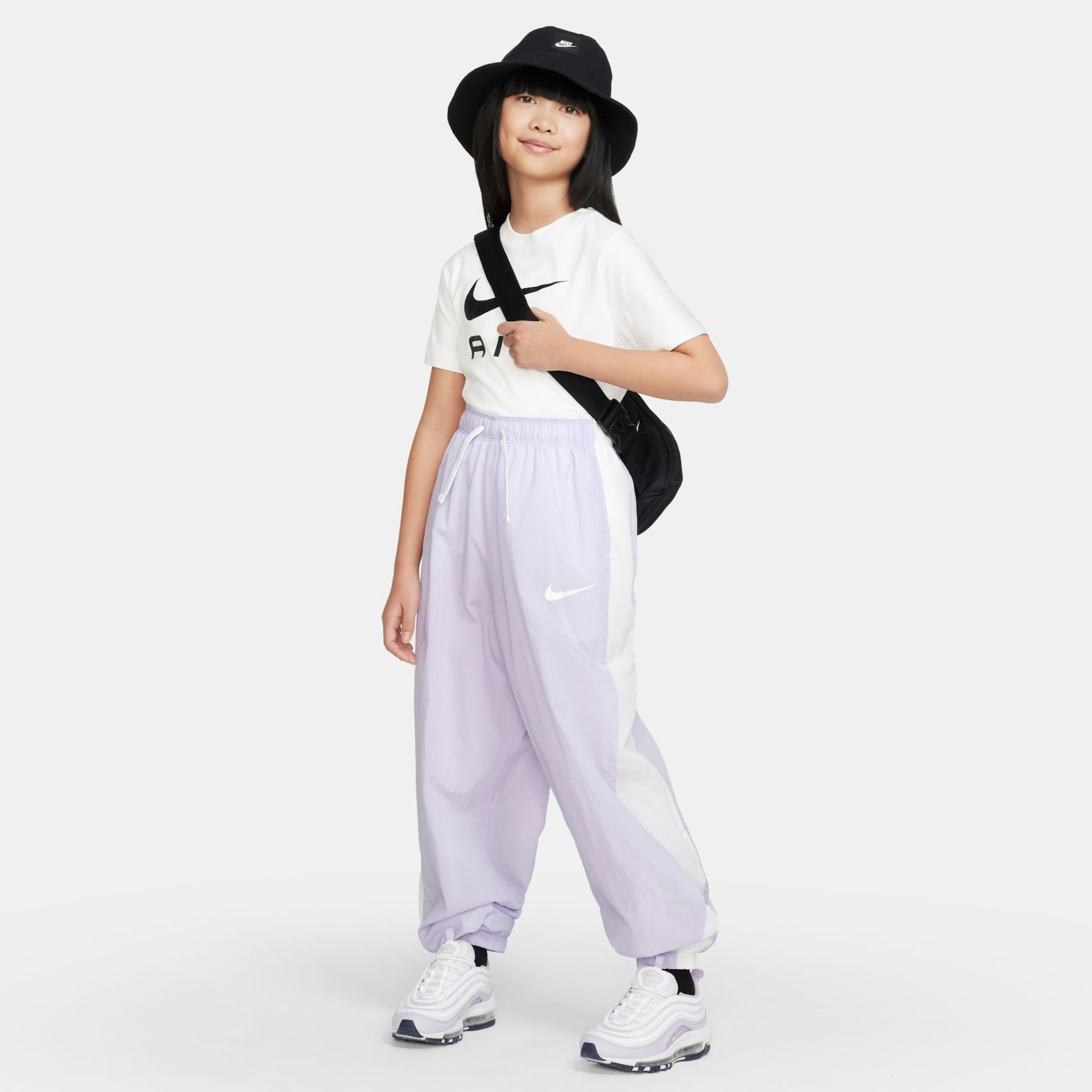 Calça Nike Sportswear Woven Infantil - Foto 6