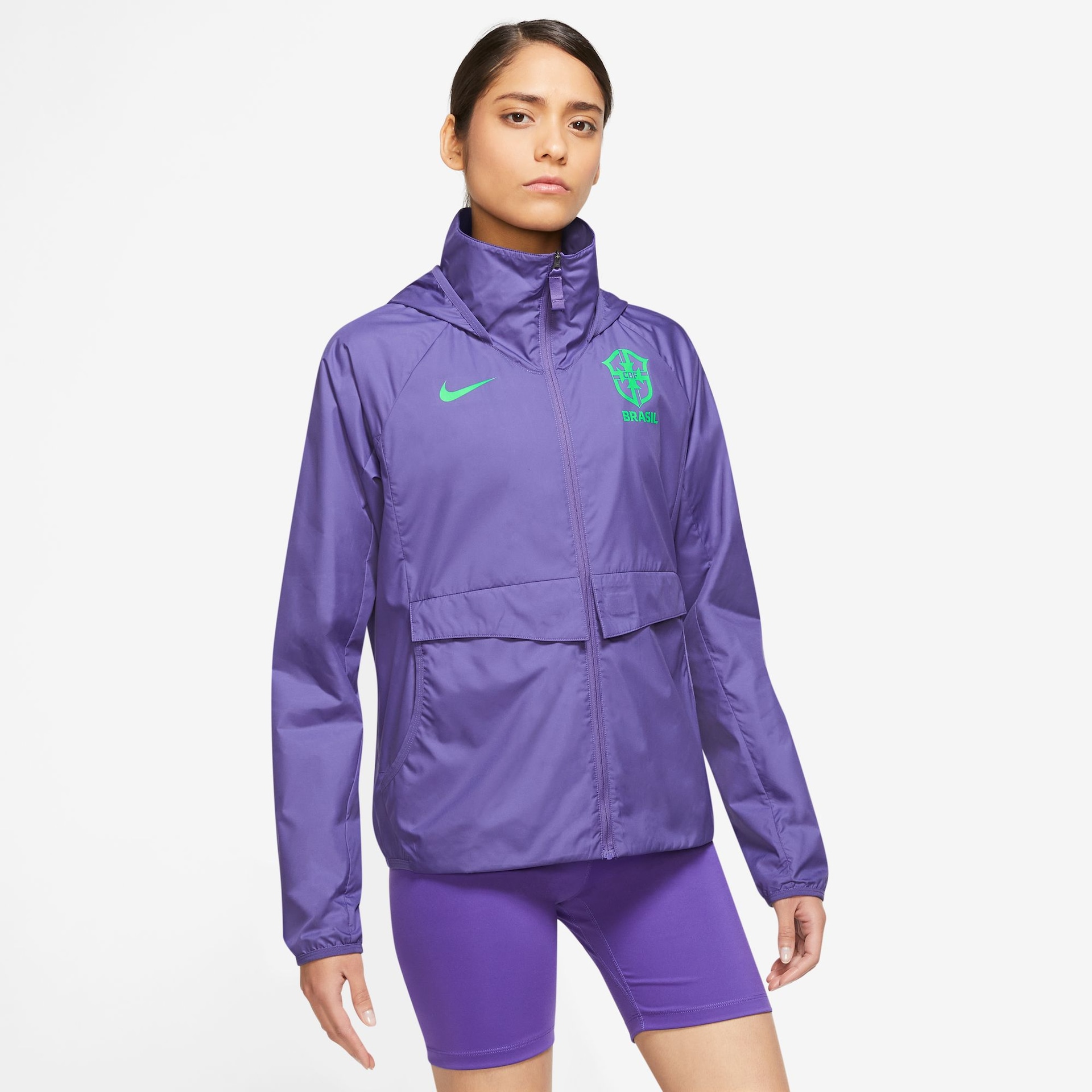 Jaqueta Nike Brasil Feminina - Foto 1